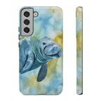The Manatee | Watercolor Protective Phone Case