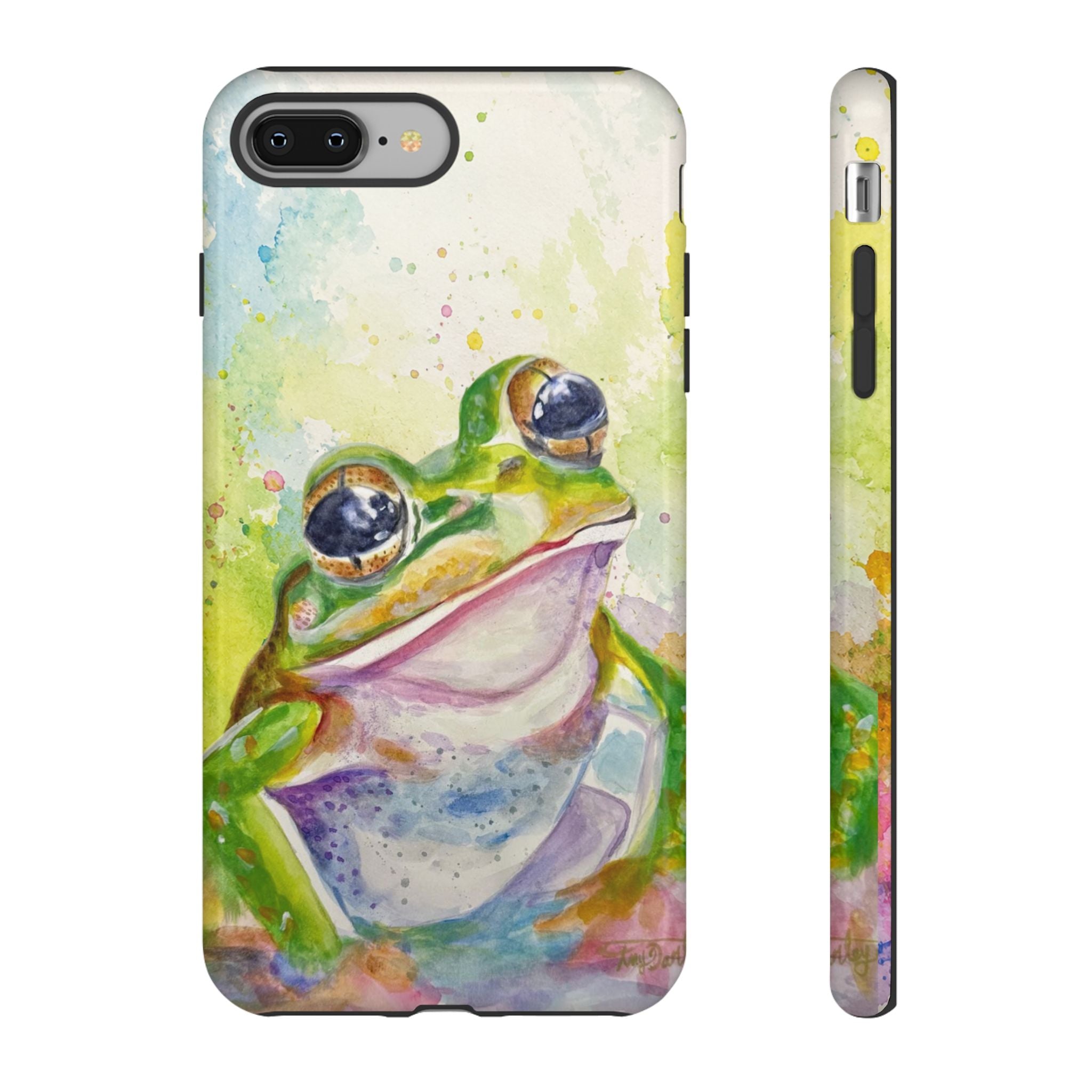 The Frog | Watercolor Protective Phone Case