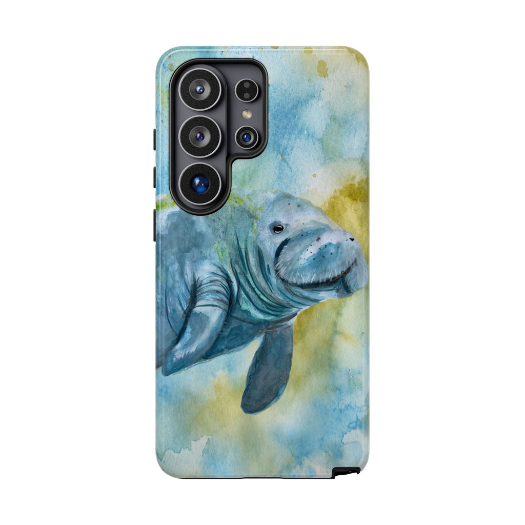 The Manatee | Watercolor Protective Phone Case