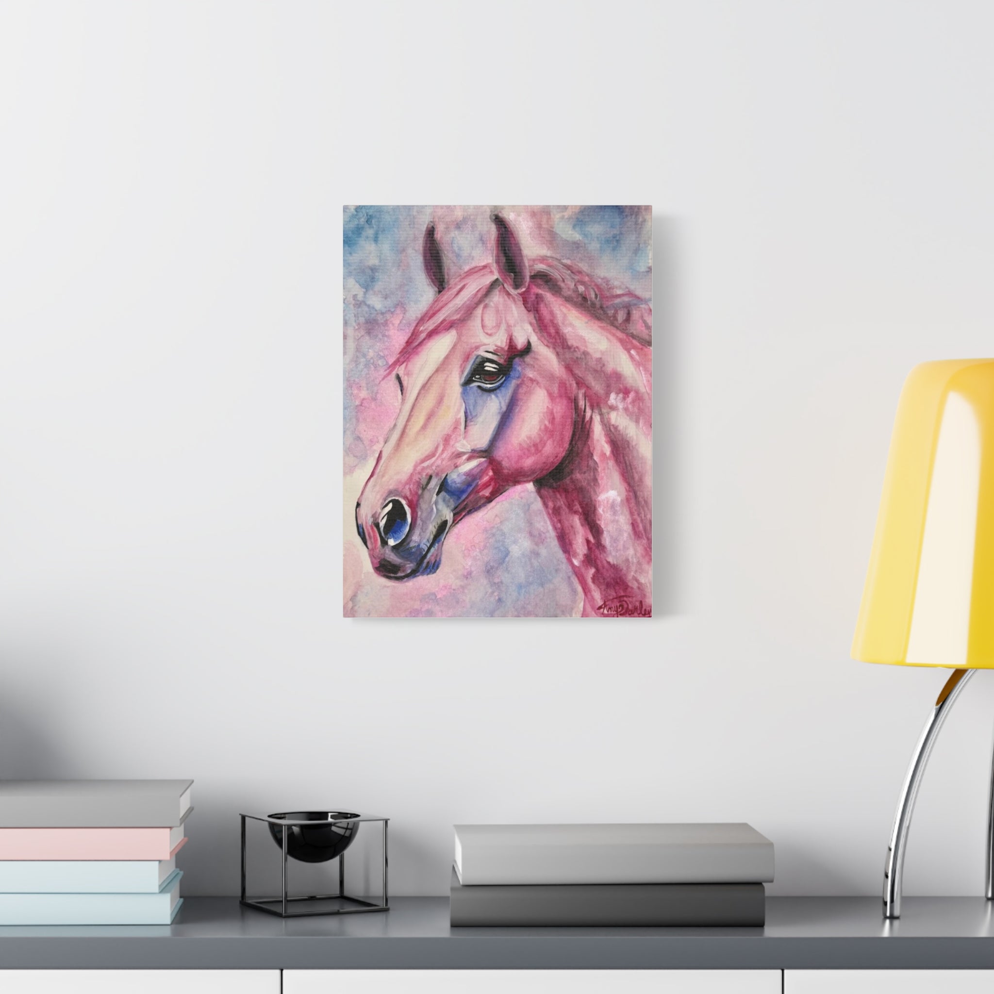 The Pink Horse | Canvas Print