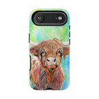 Highland Cow | Watercolor Protective Phone Case