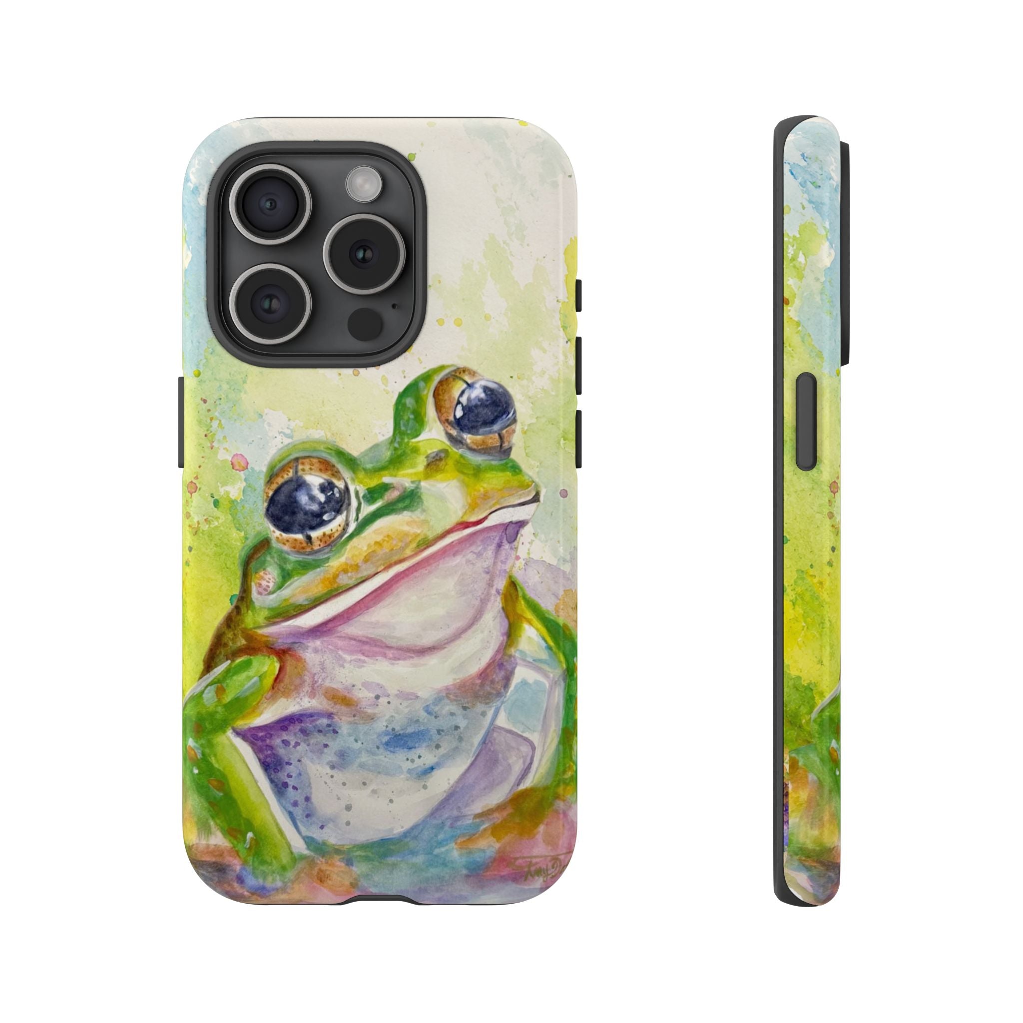 The Frog | Watercolor Protective Phone Case