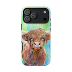 Highland Cow | Watercolor Protective Phone Case