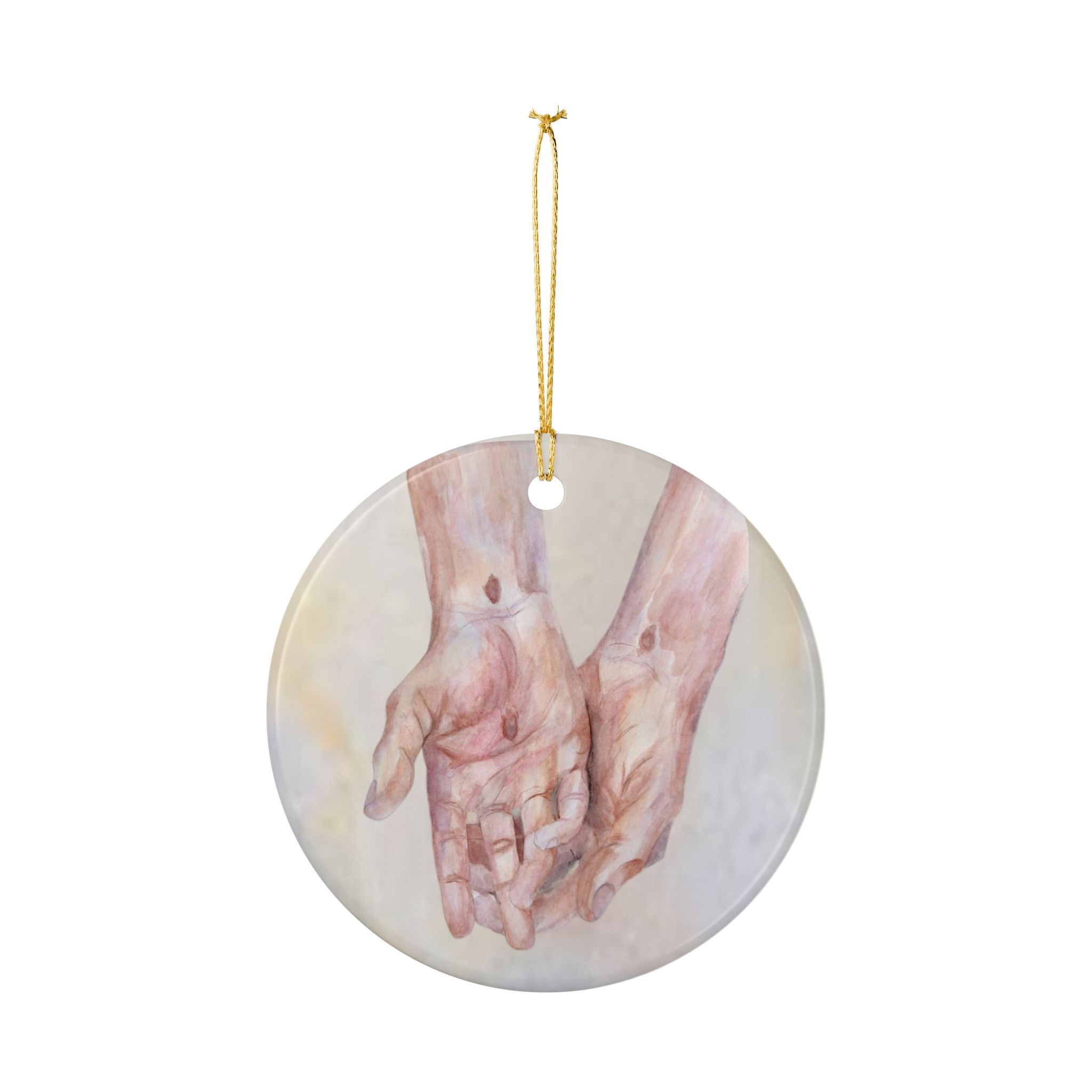 Behold the Wounds | Christian Keepsake Ornament