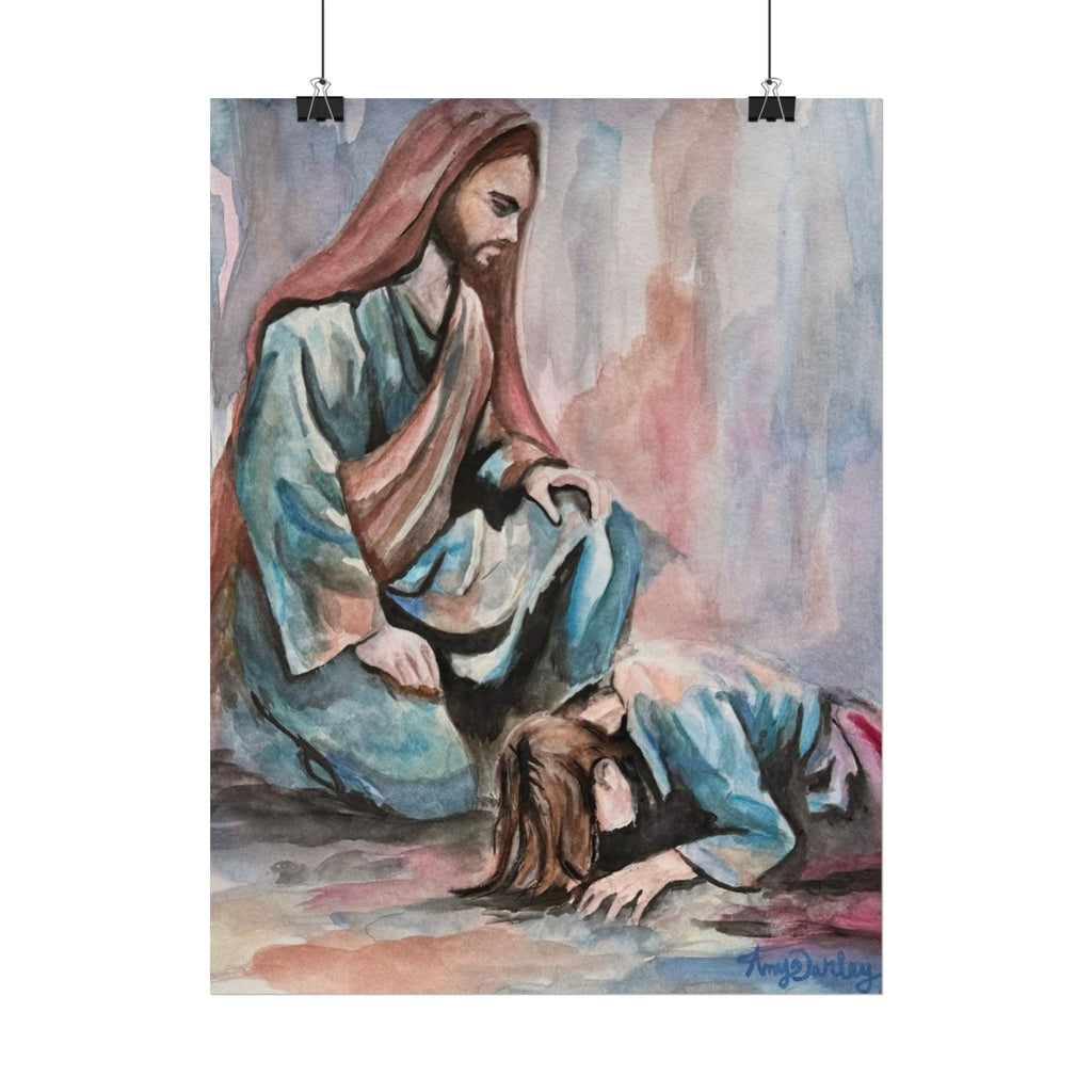 Copy of Still, He Stands | Textured Matte Wall Art