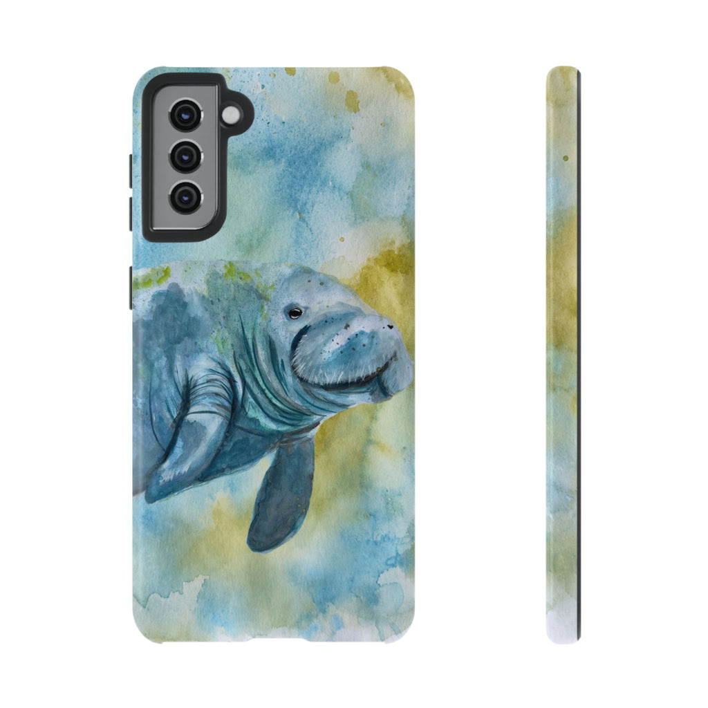 The Manatee | Watercolor Protective Phone Case
