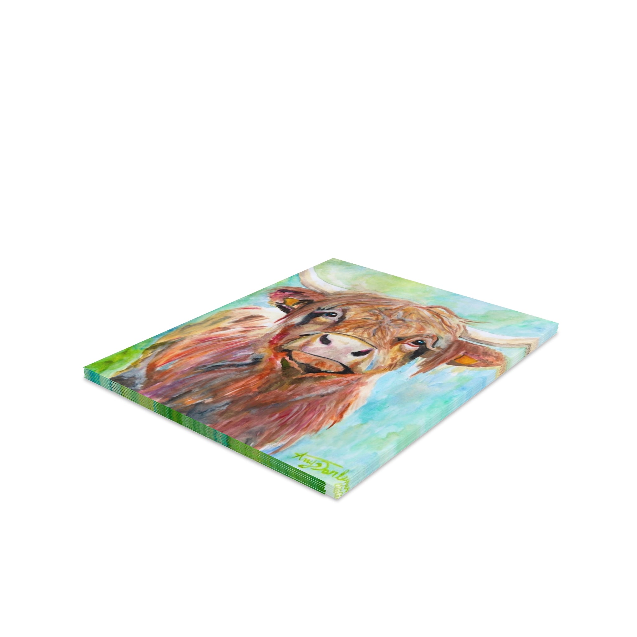 Highland Cow | Greeting Cards (8, 16, and 24 pcs)