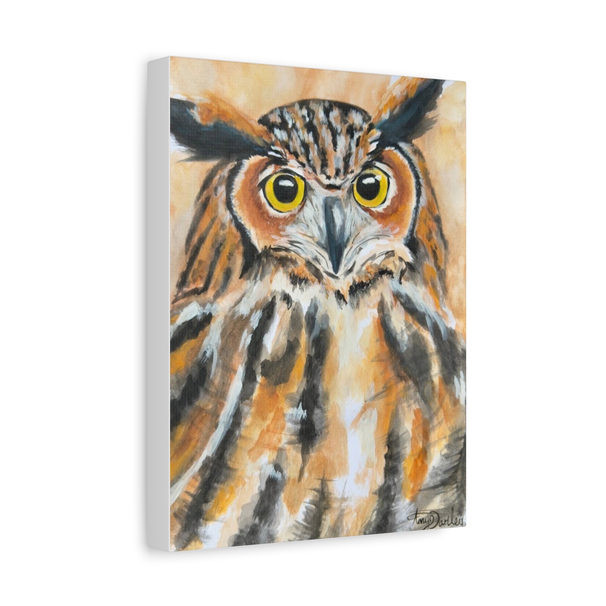 The Horned Owl | Canvas Print