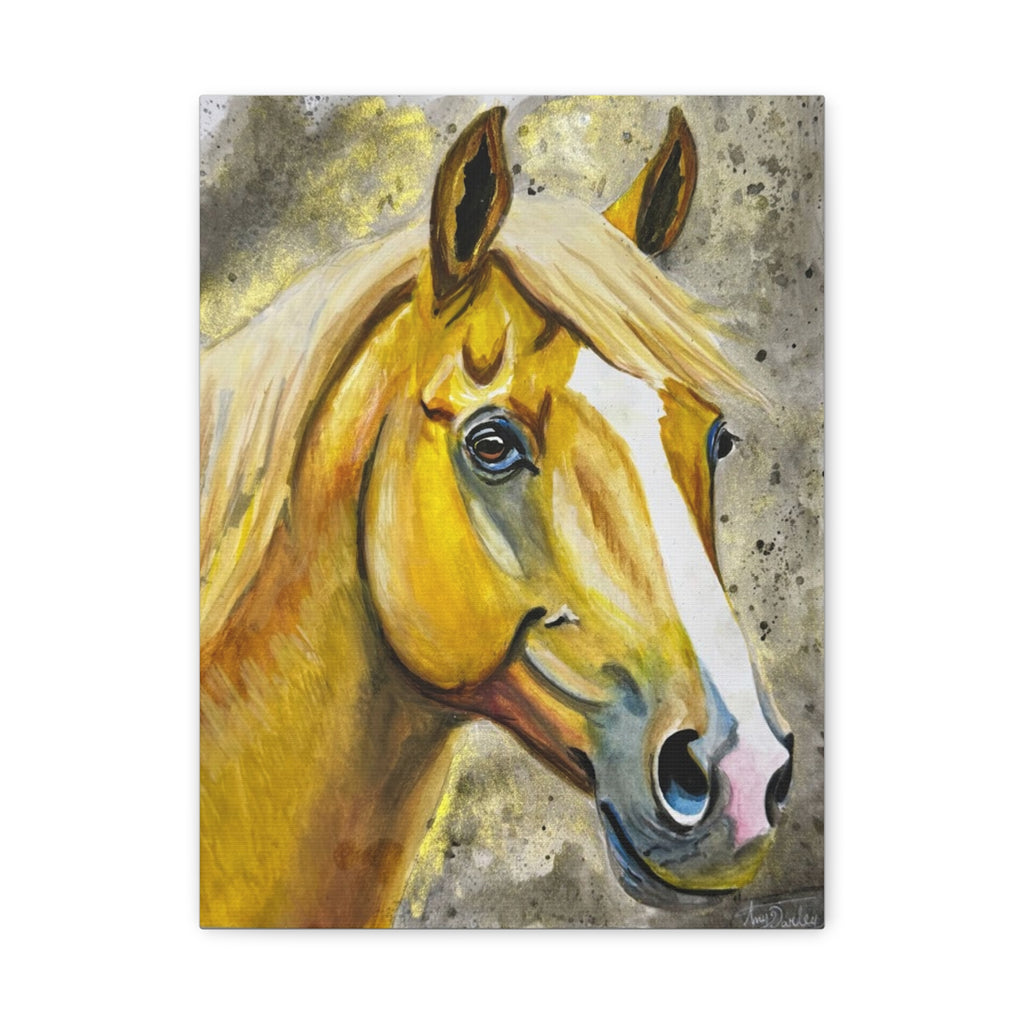 Golden Horse | Canvas Print