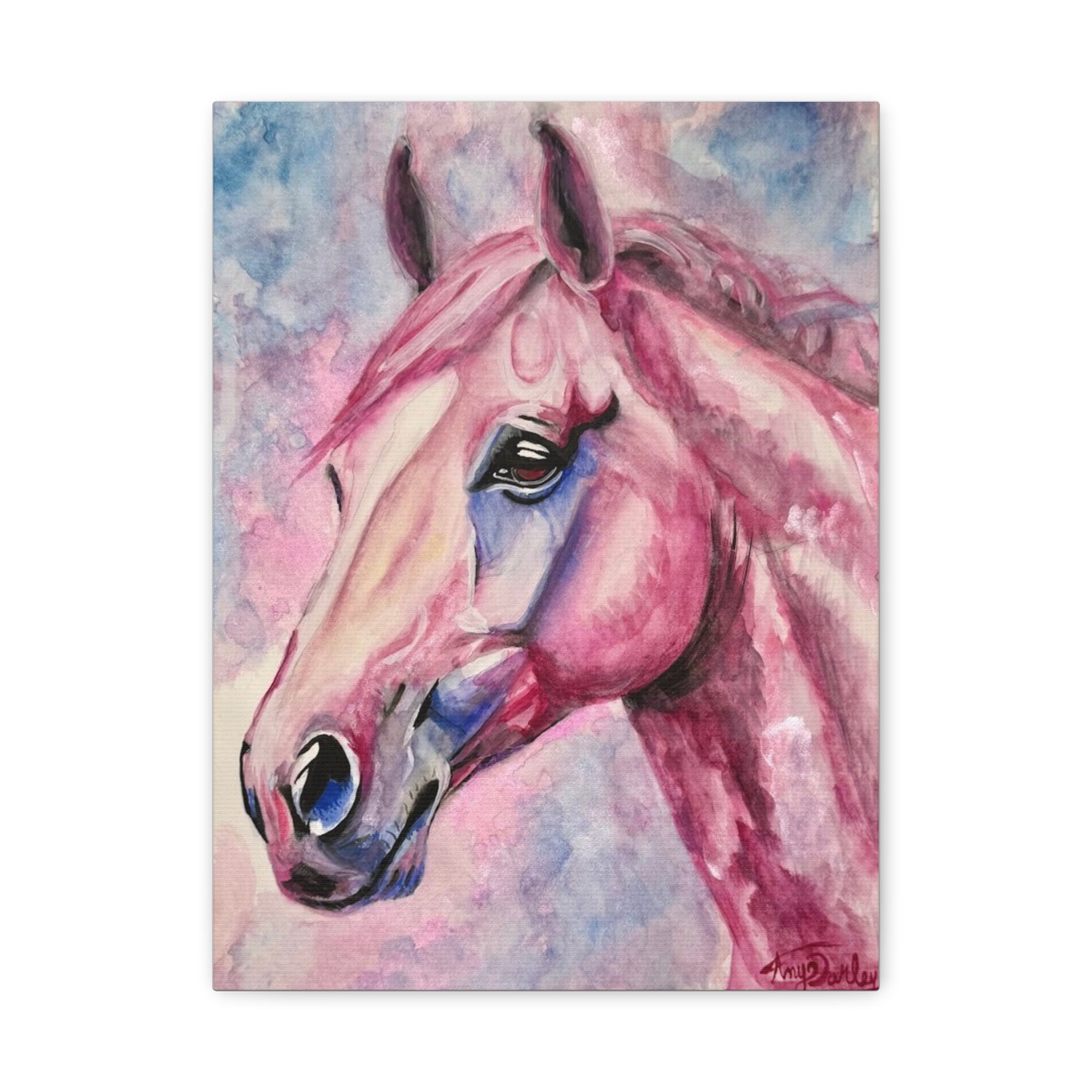 The Pink Horse | Canvas Print