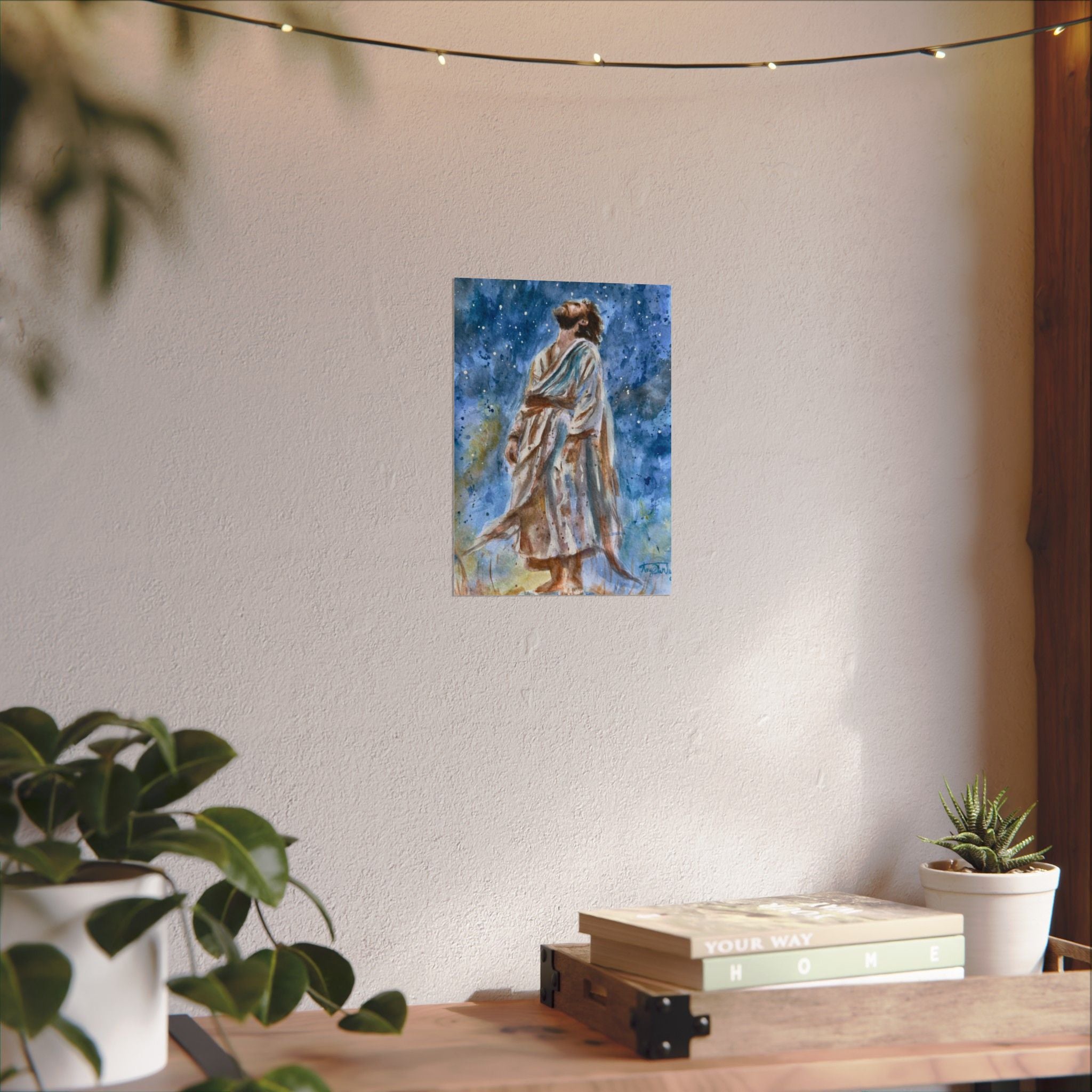 Thy Will | Textured Matte Inspirational Wall Art