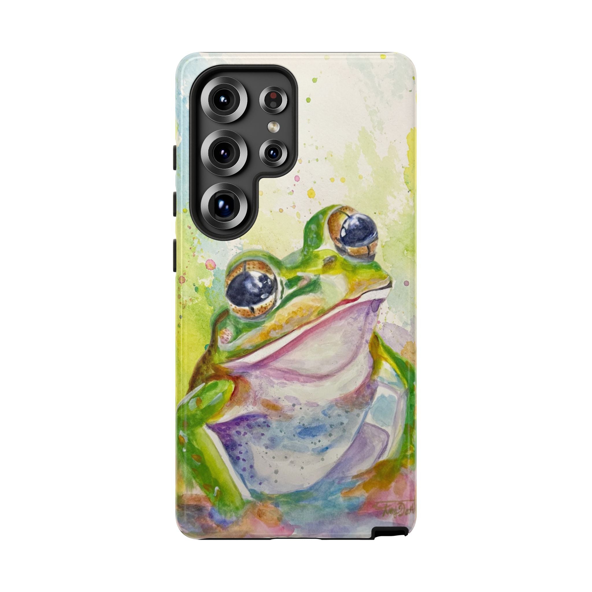 The Frog | Watercolor Protective Phone Case