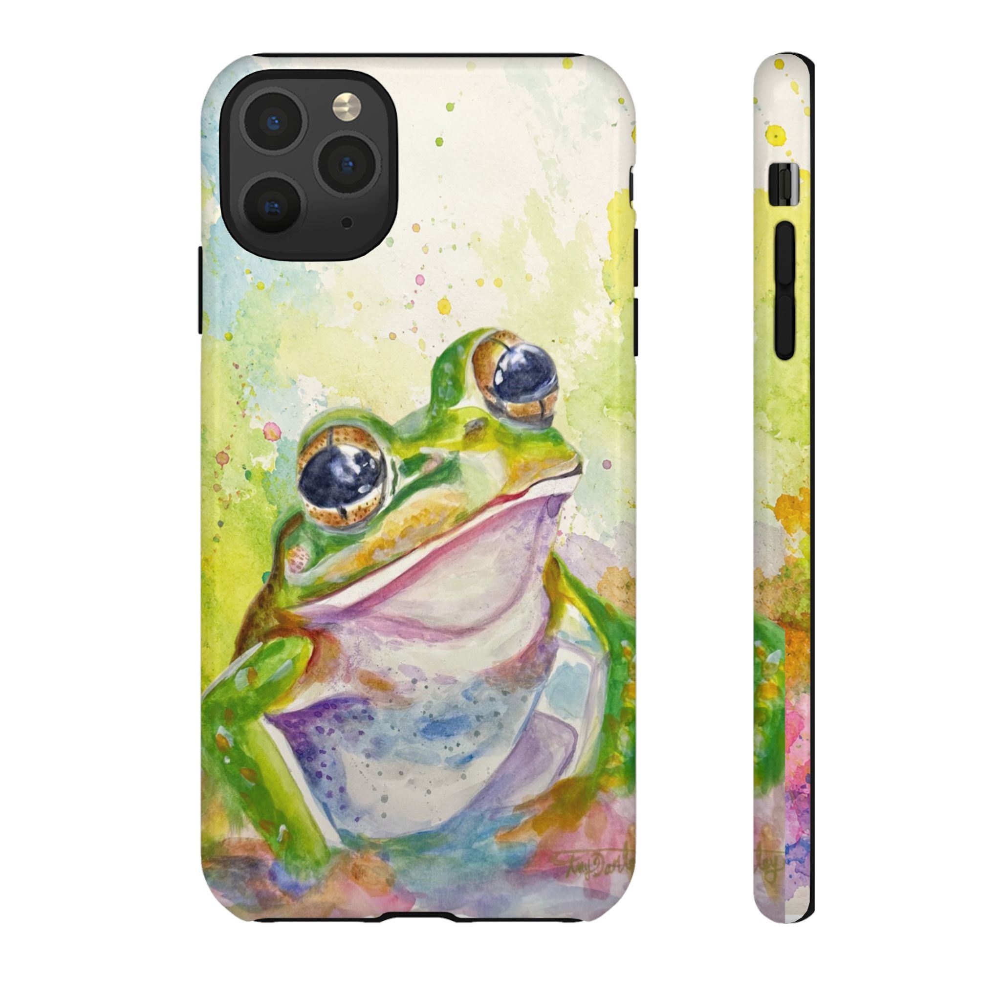 The Frog | Watercolor Protective Phone Case