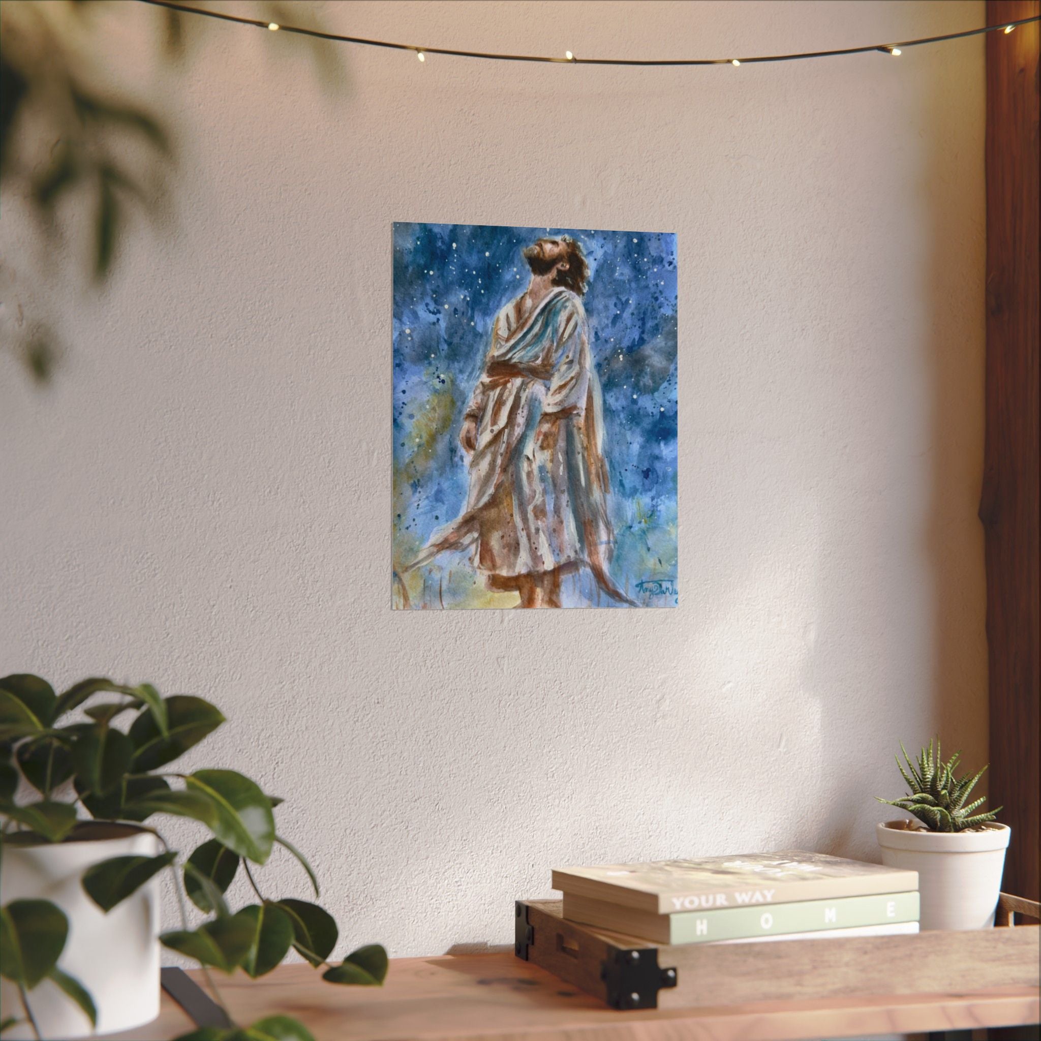 Thy Will | Textured Matte Inspirational Wall Art