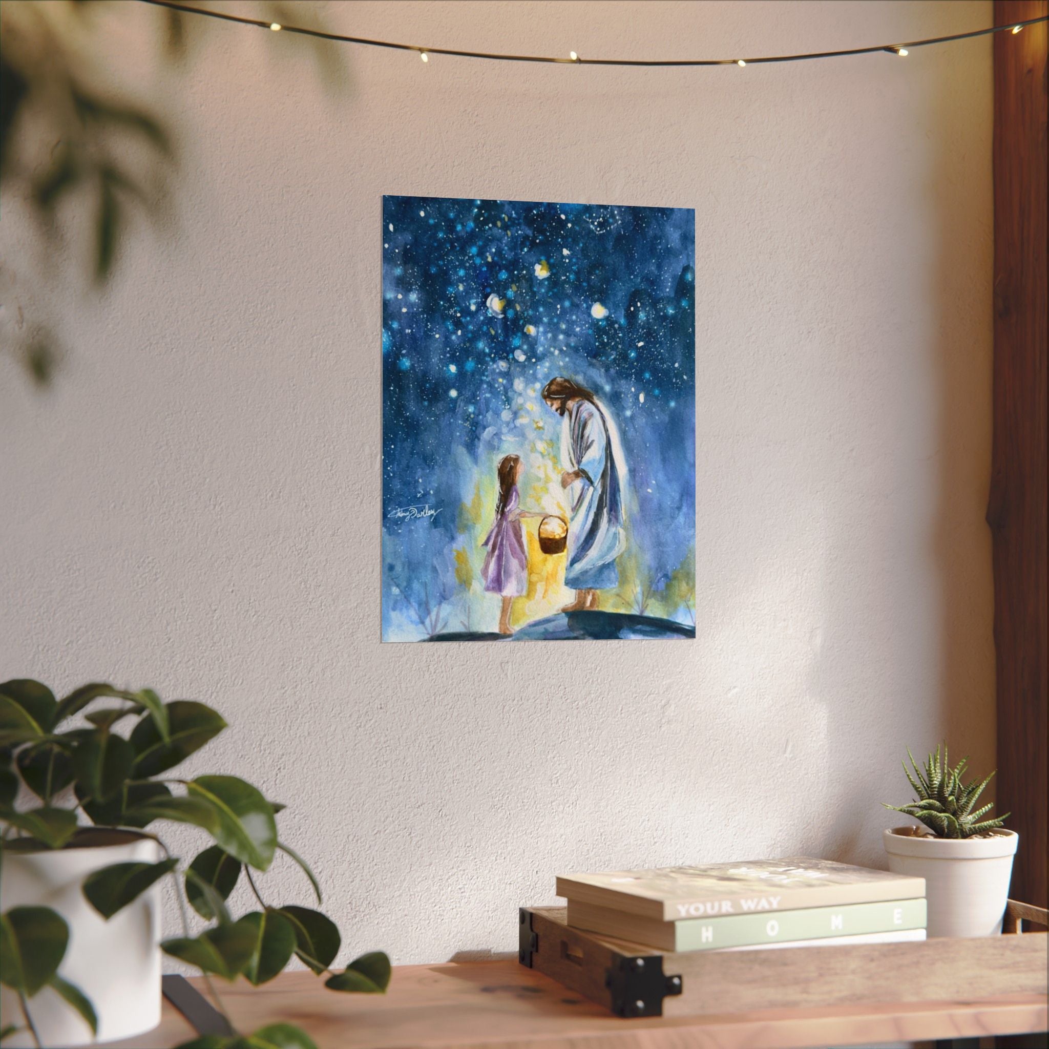 Little Light | Textured Matte Wall Art