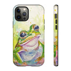 The Frog | Watercolor Protective Phone Case