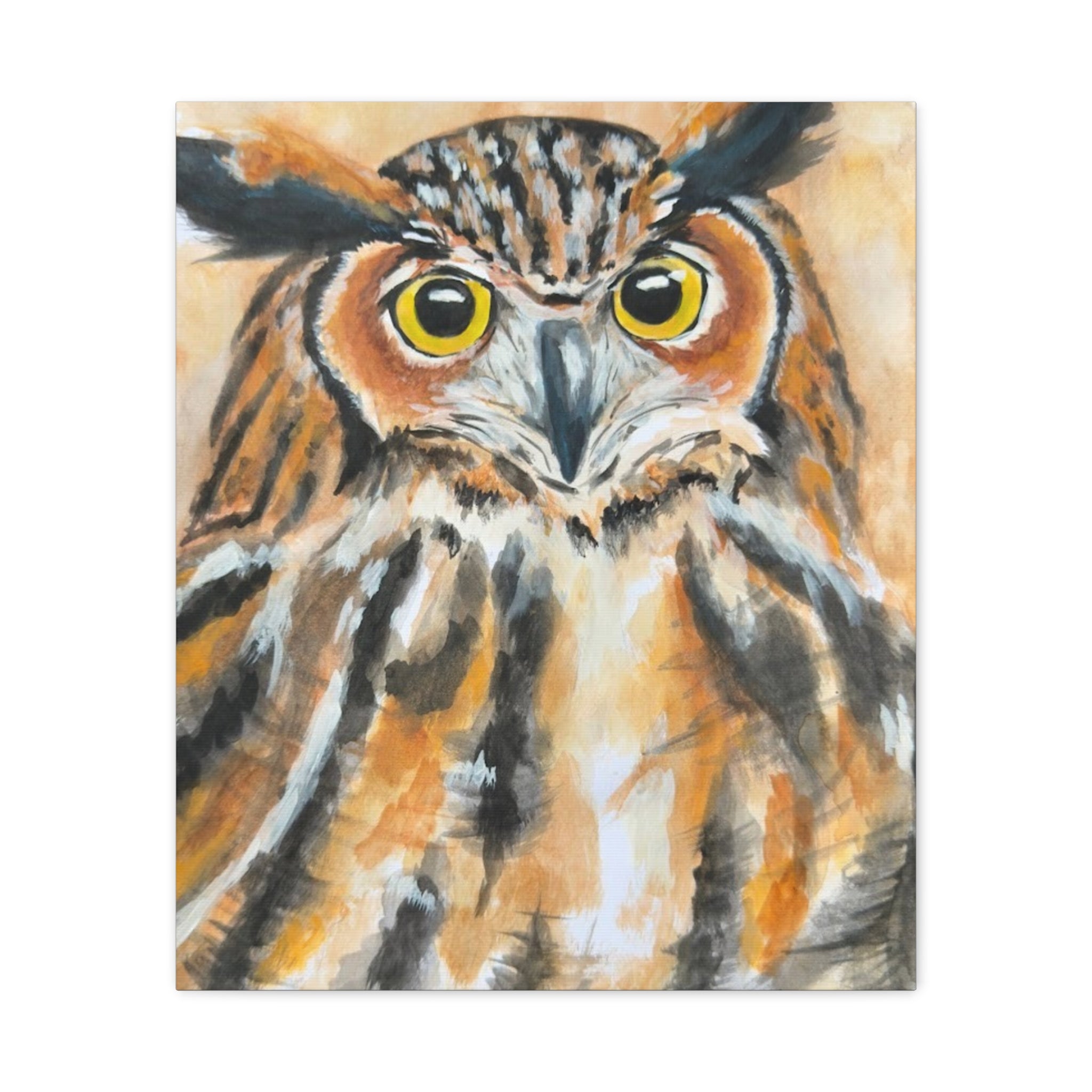 The Horned Owl | Canvas Print