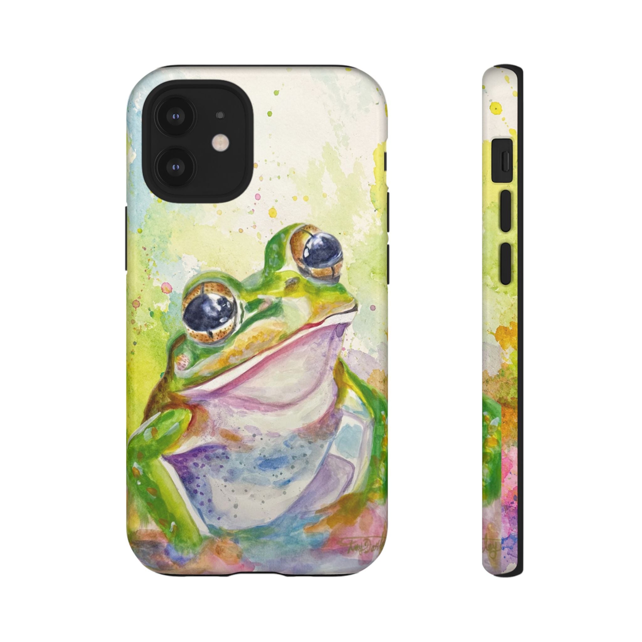The Frog | Watercolor Protective Phone Case