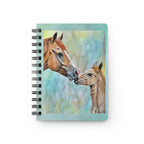 Mare and Foal | Watercolor Spiral Journal