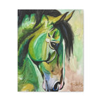Green Horse | Canvas Print