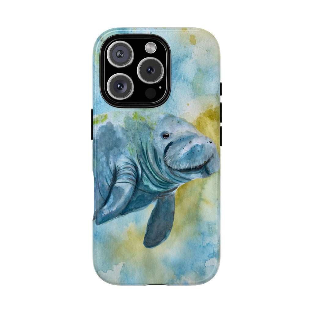 The Manatee | Watercolor Protective Phone Case