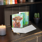 Highland Cow | Greeting Cards (8, 16, and 24 pcs)