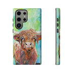 Highland Cow | Watercolor Protective Phone Case