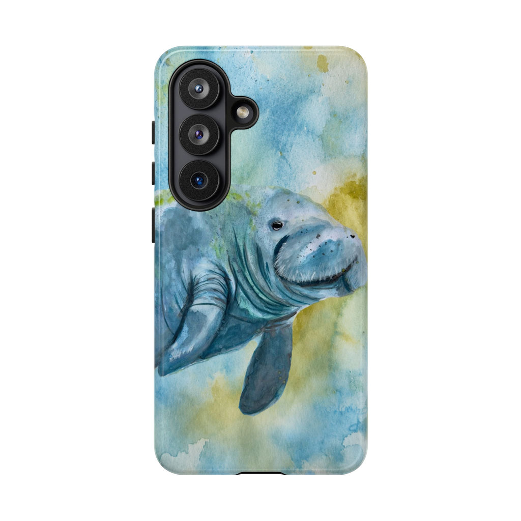 The Manatee | Watercolor Protective Phone Case
