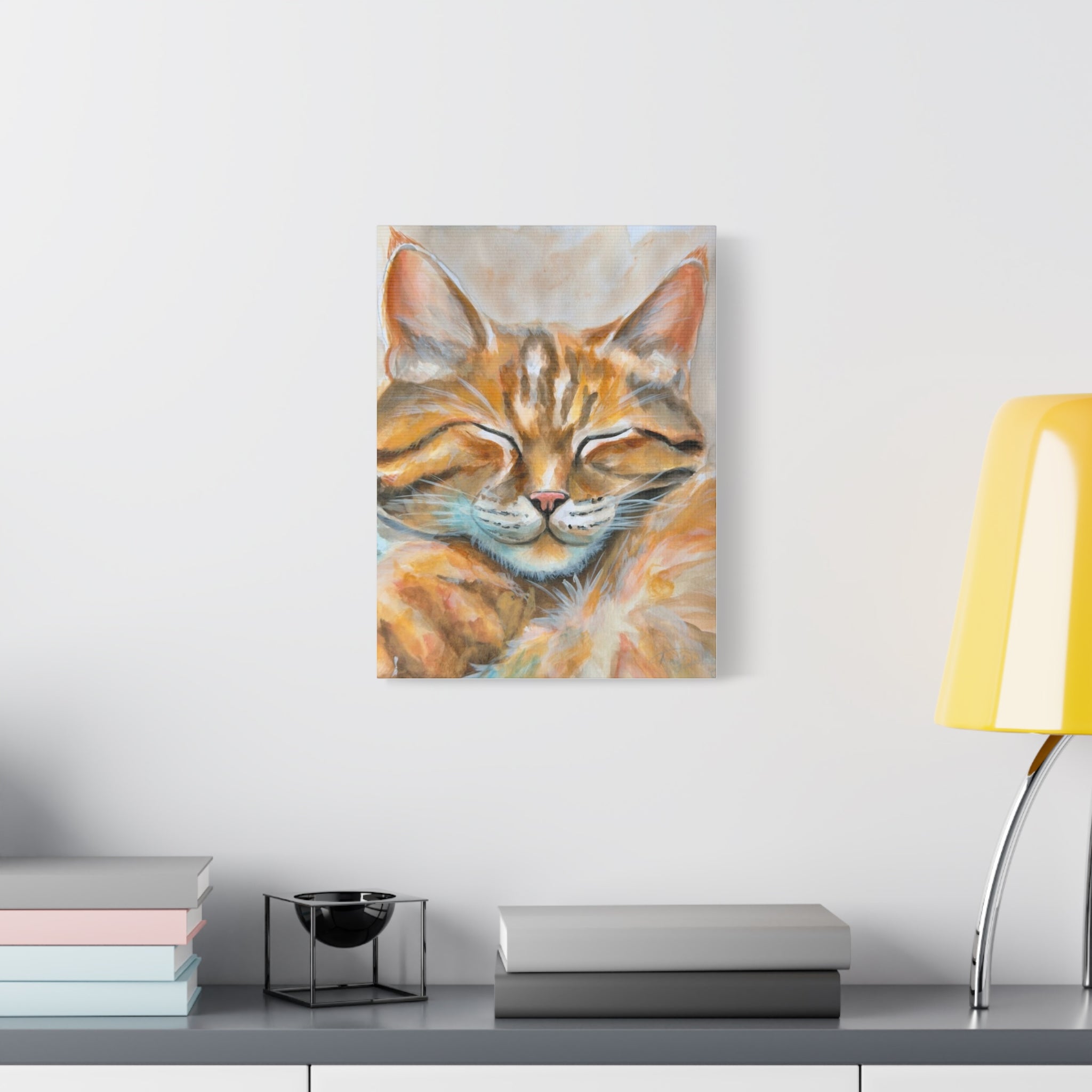 The Sleepy Cat | Canvas Print