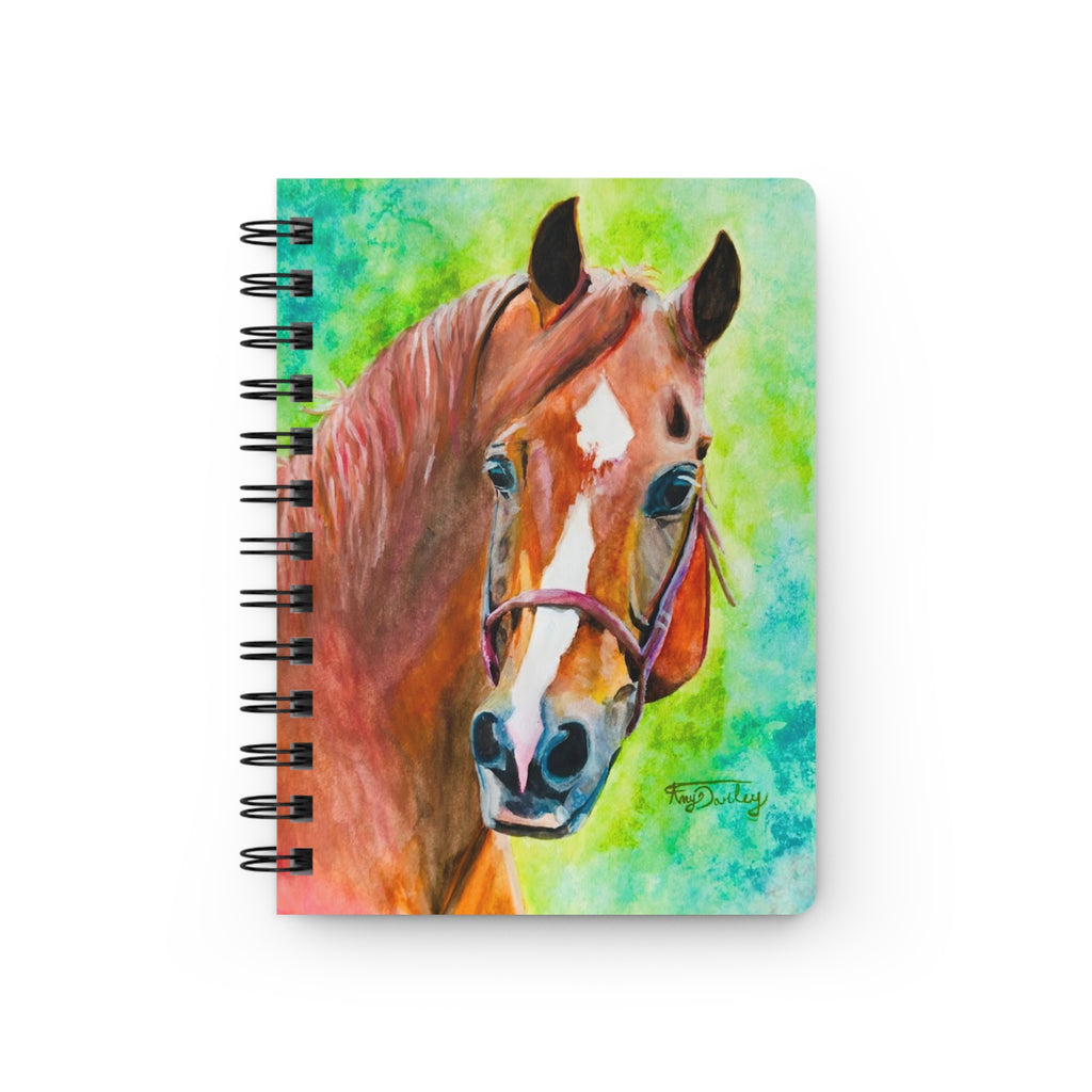 Chestnut Horse | Watercolor Spiral Journal
