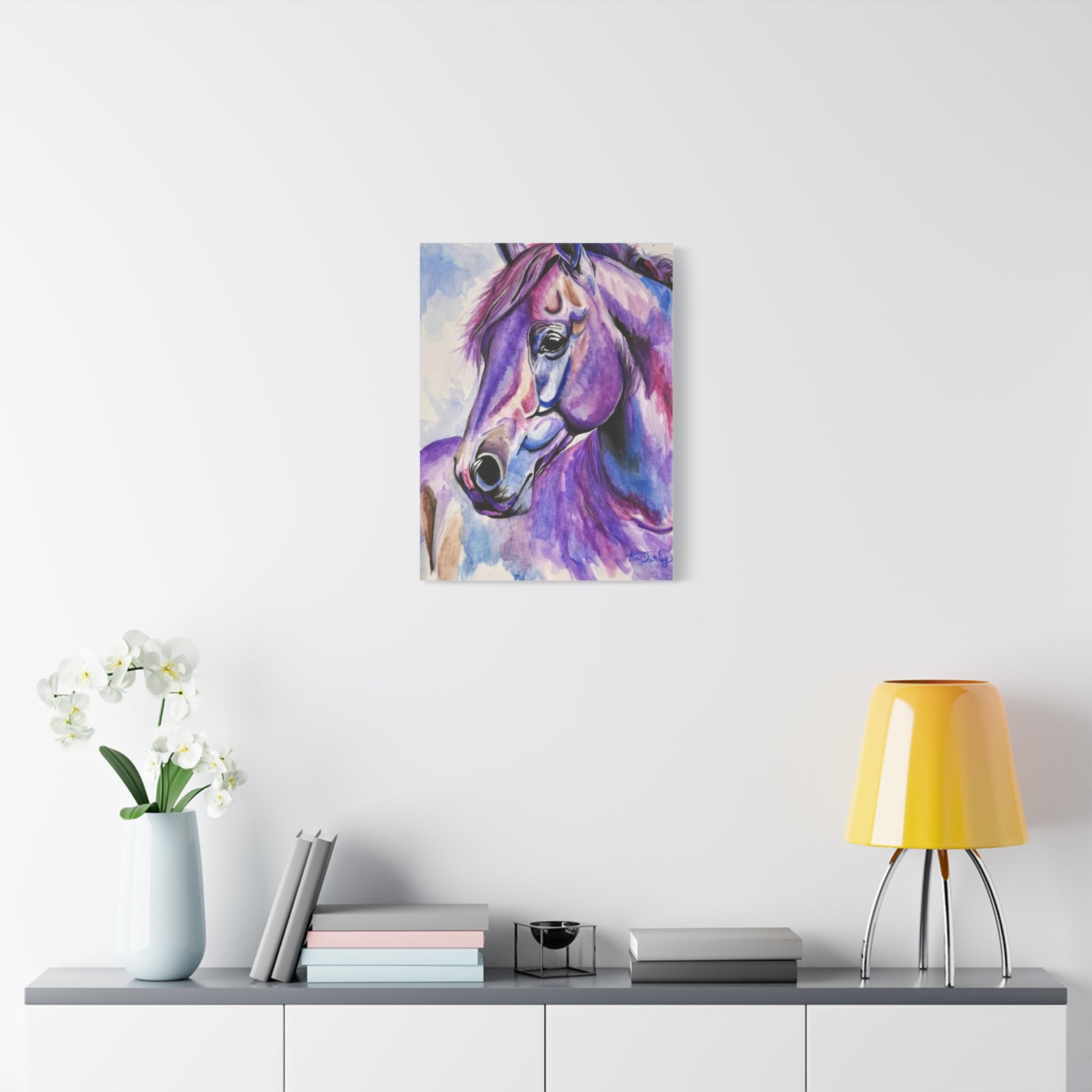 Purple Horse | Canvas Print