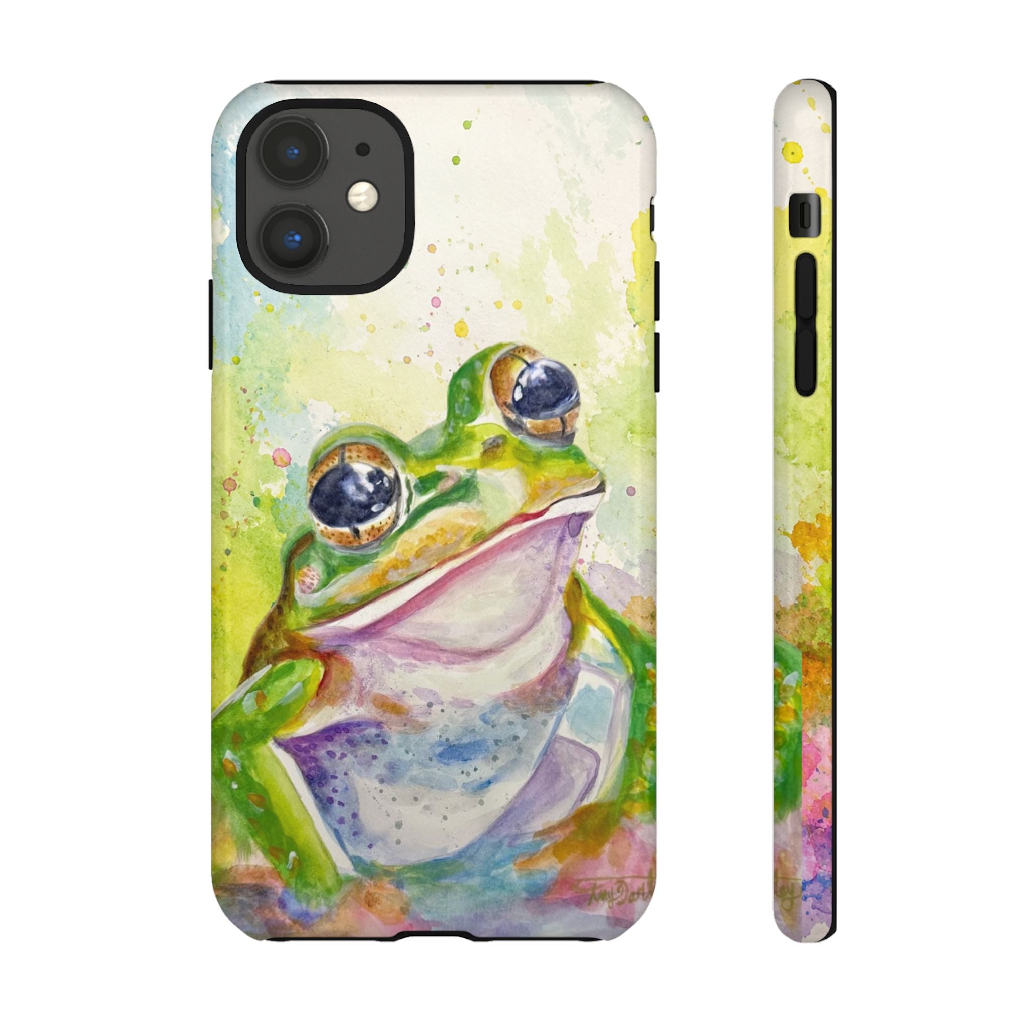 The Frog | Watercolor Protective Phone Case