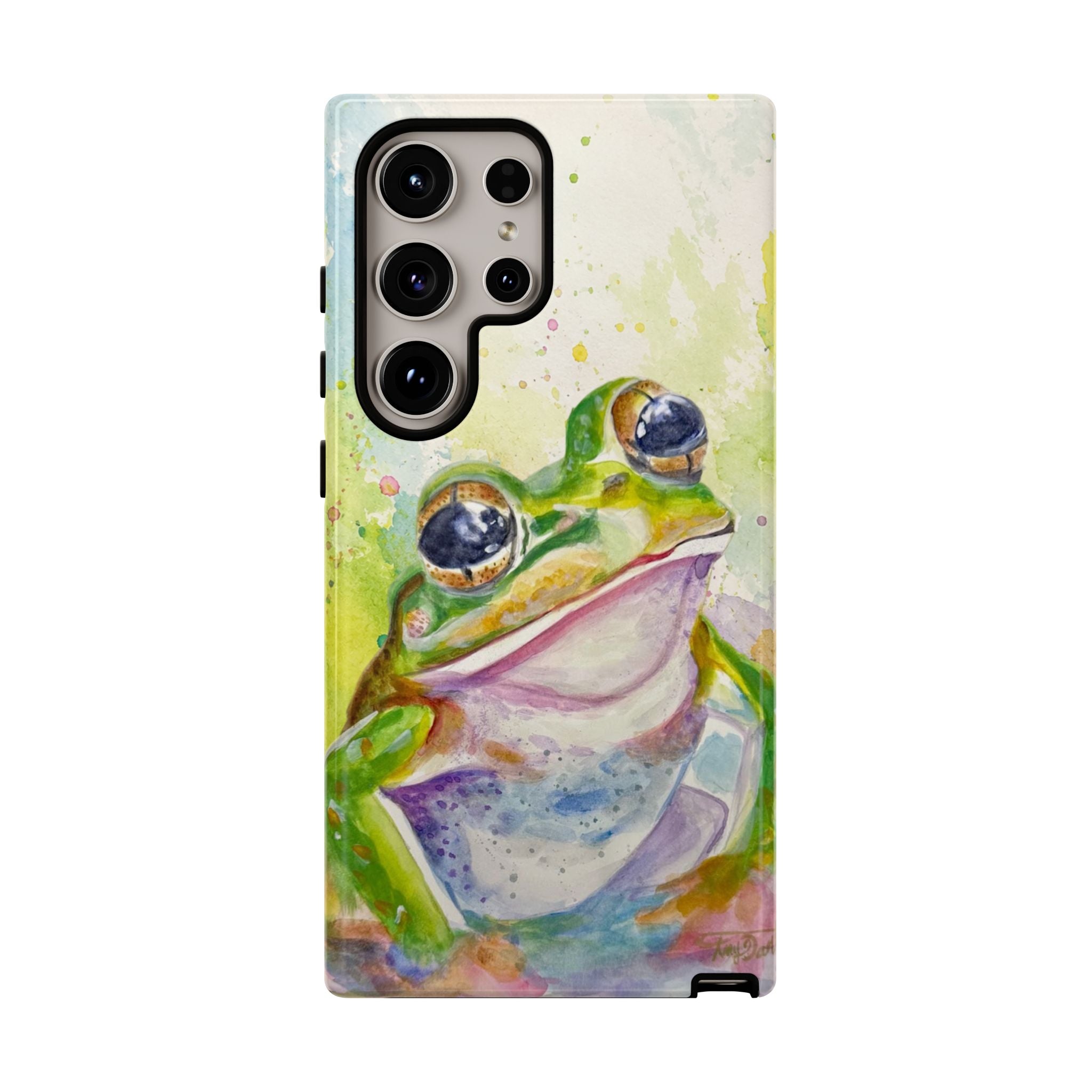 The Frog | Watercolor Protective Phone Case