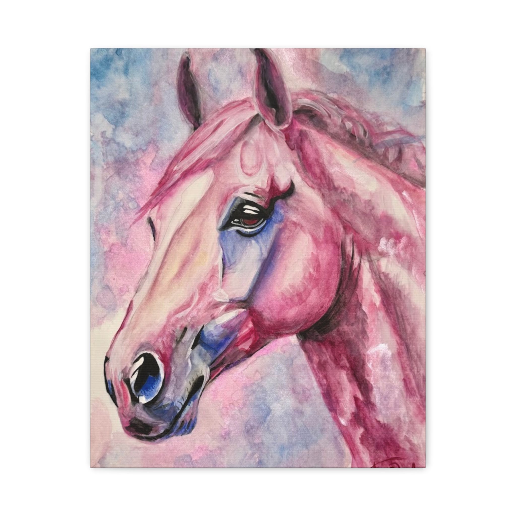 The Pink Horse | Canvas Print