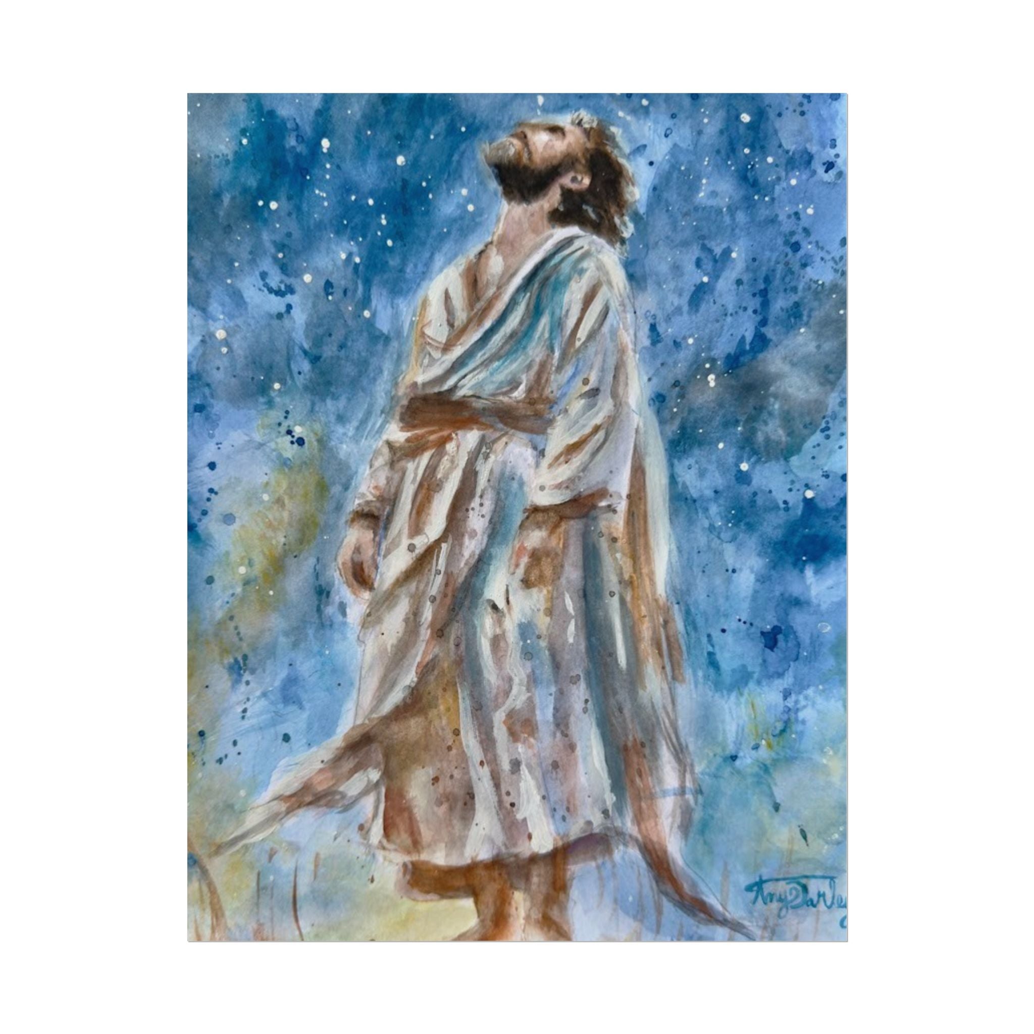 Thy Will | Textured Matte Inspirational Wall Art