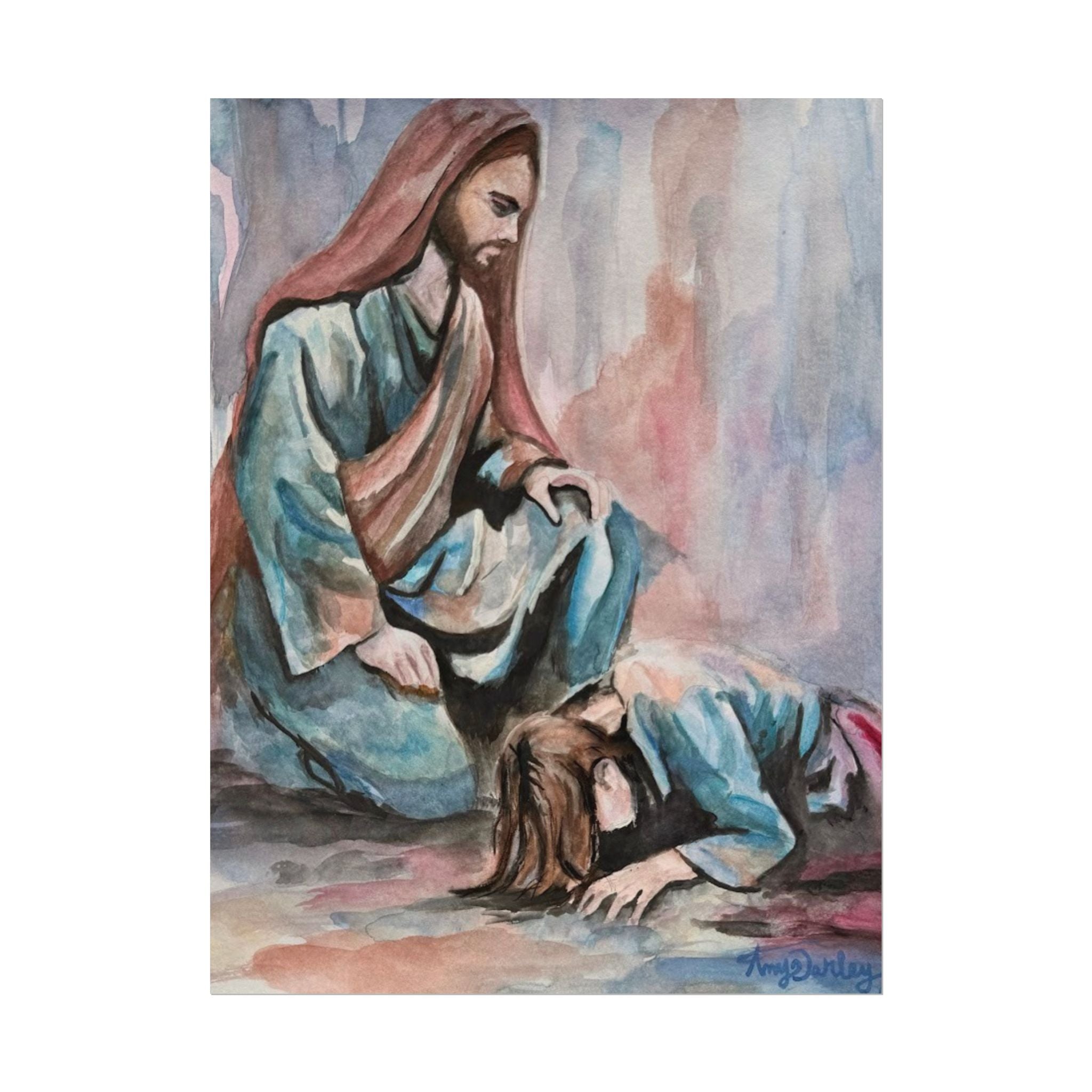 Copy of Still, He Stands | Textured Matte Wall Art