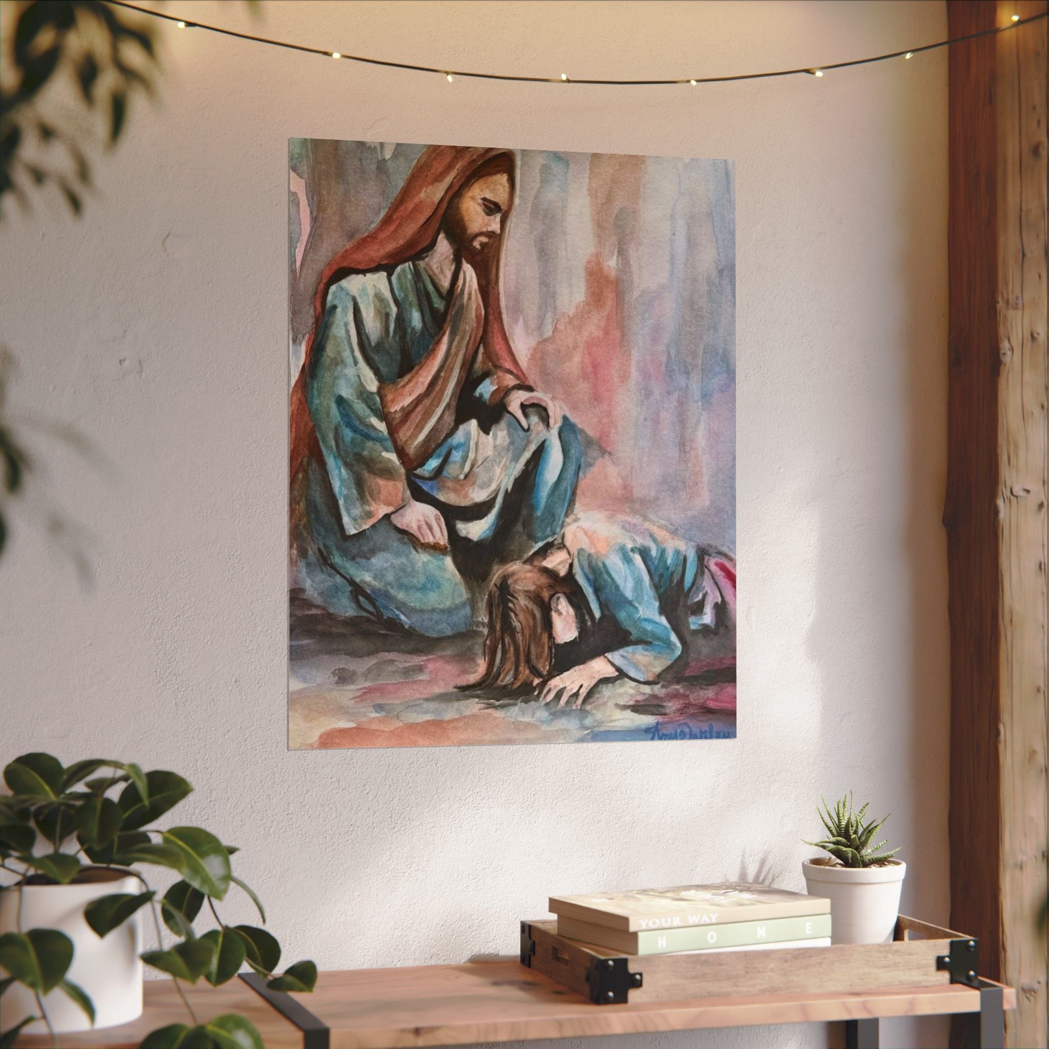 Copy of Still, He Stands | Textured Matte Wall Art