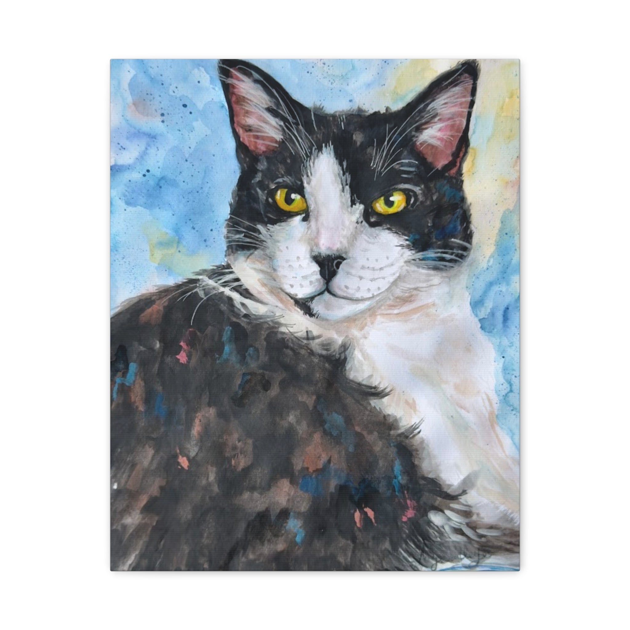 Moose the Tuxedo Cat | Canvas Print