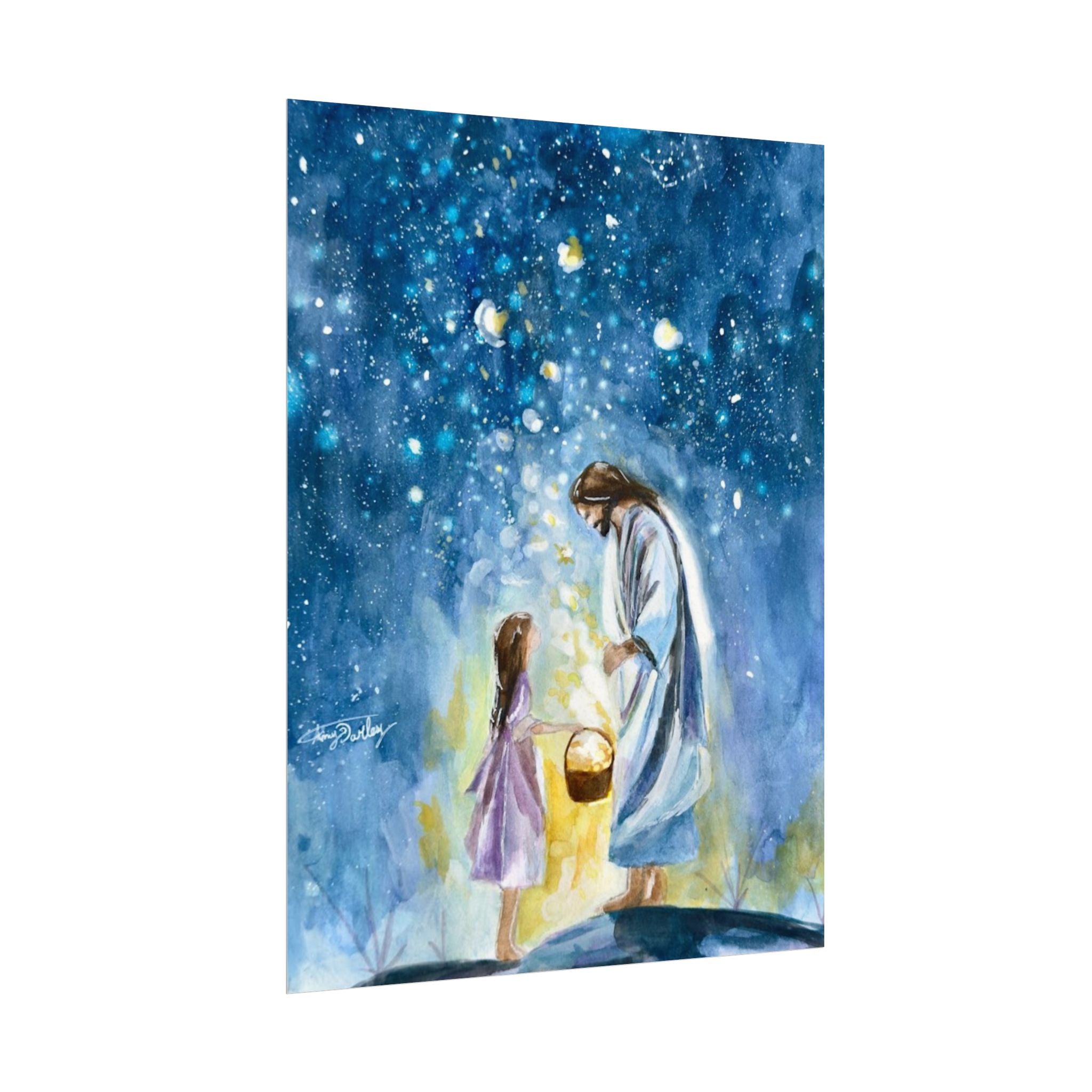 Little Light | Textured Matte Wall Art