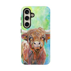 Highland Cow | Watercolor Protective Phone Case