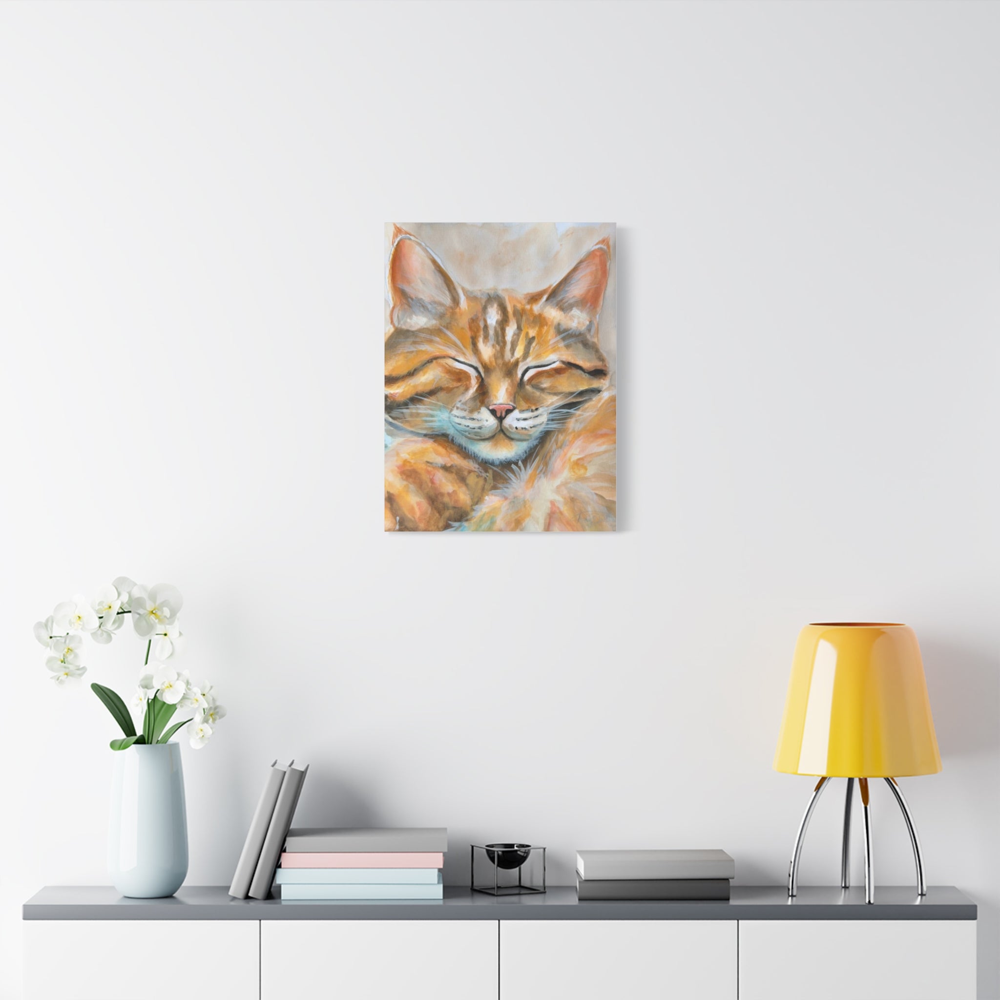The Sleepy Cat | Canvas Print