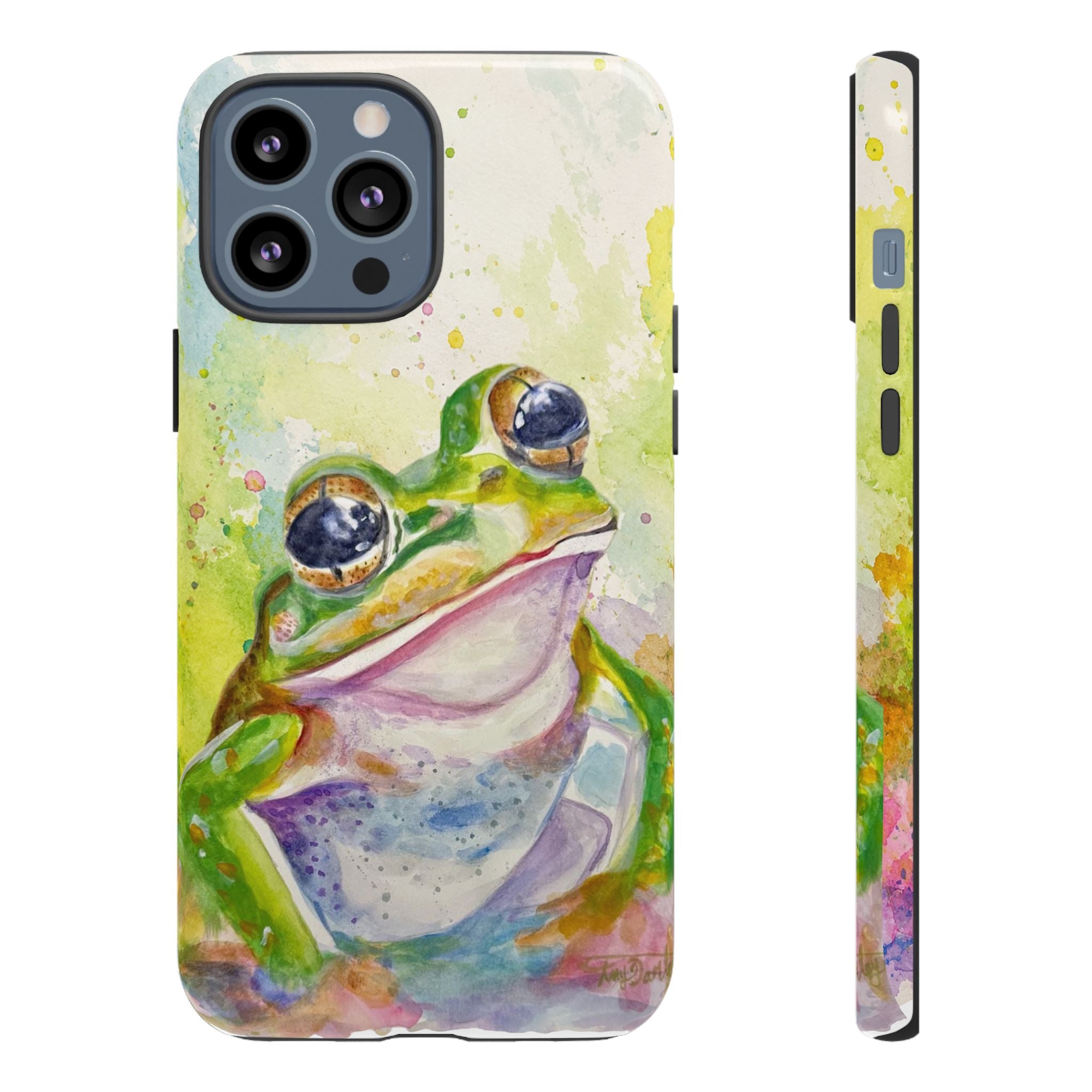 The Frog | Watercolor Protective Phone Case