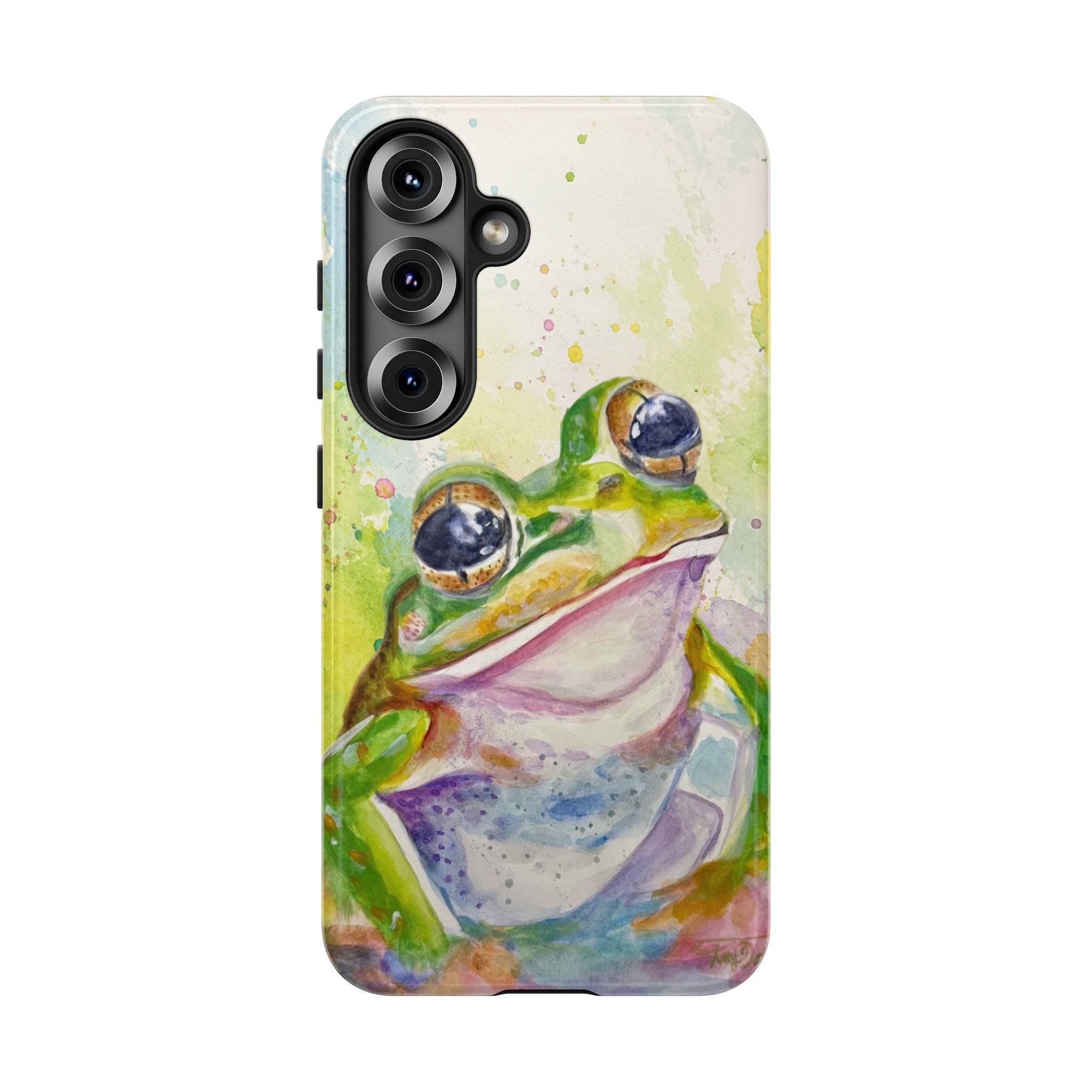 The Frog | Watercolor Protective Phone Case