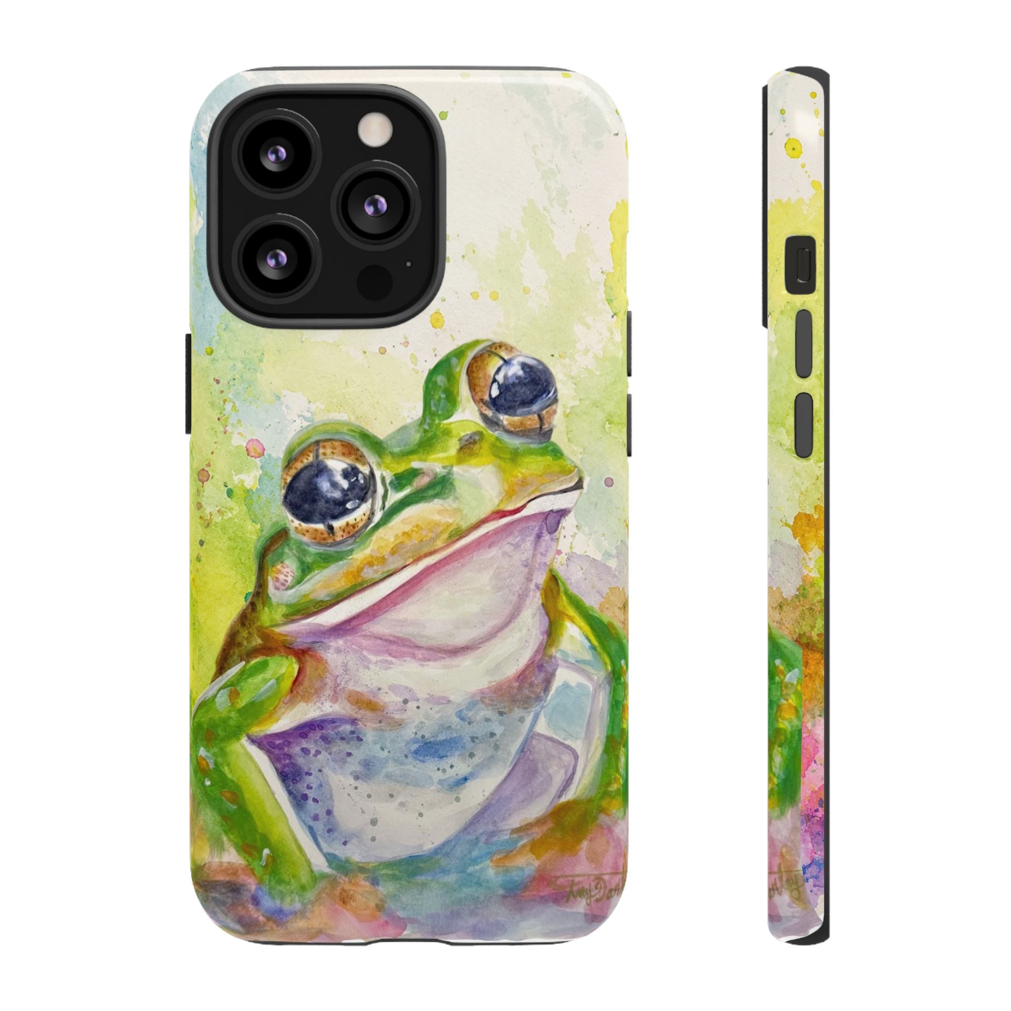 The Frog | Watercolor Protective Phone Case