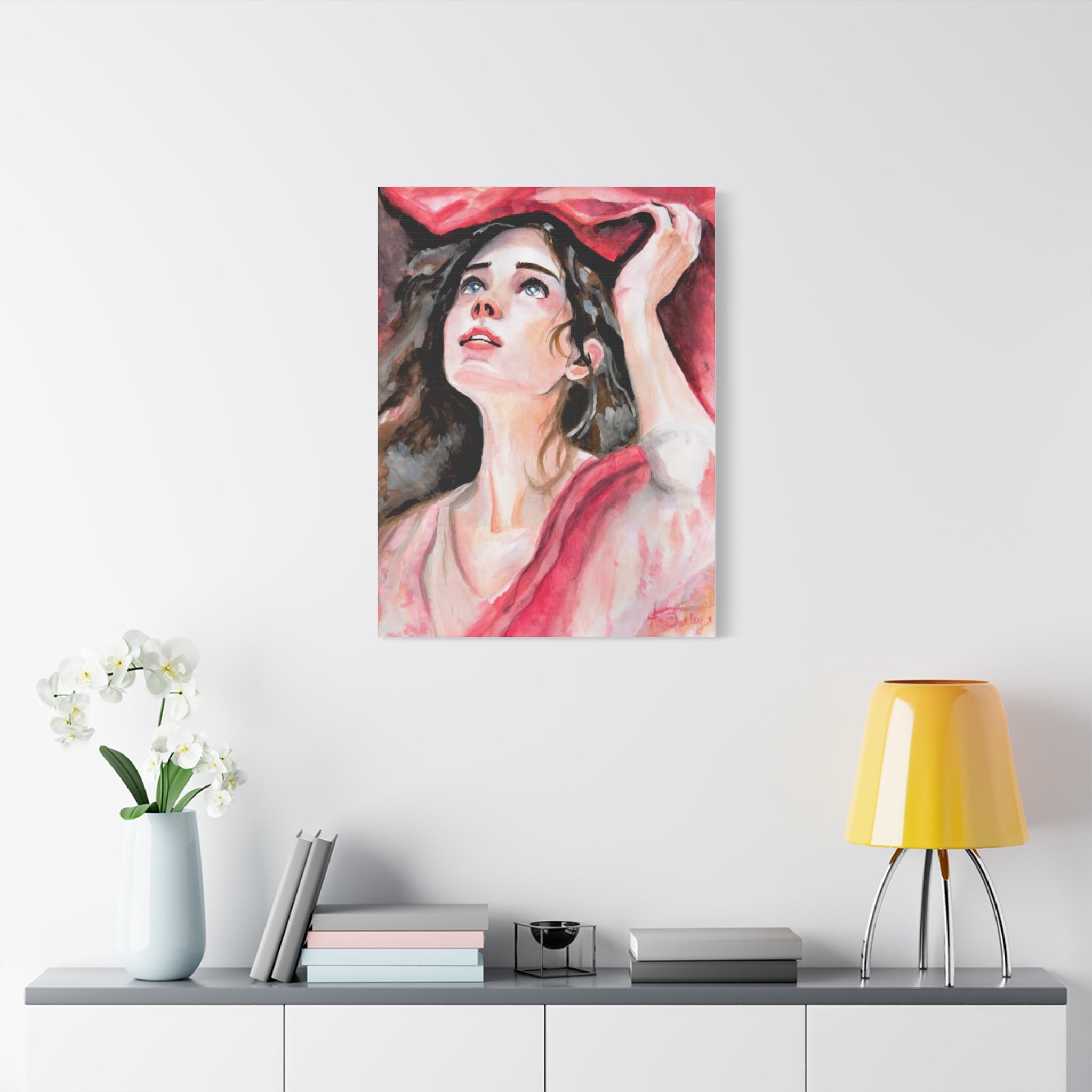 Red Veil | Canvas Print