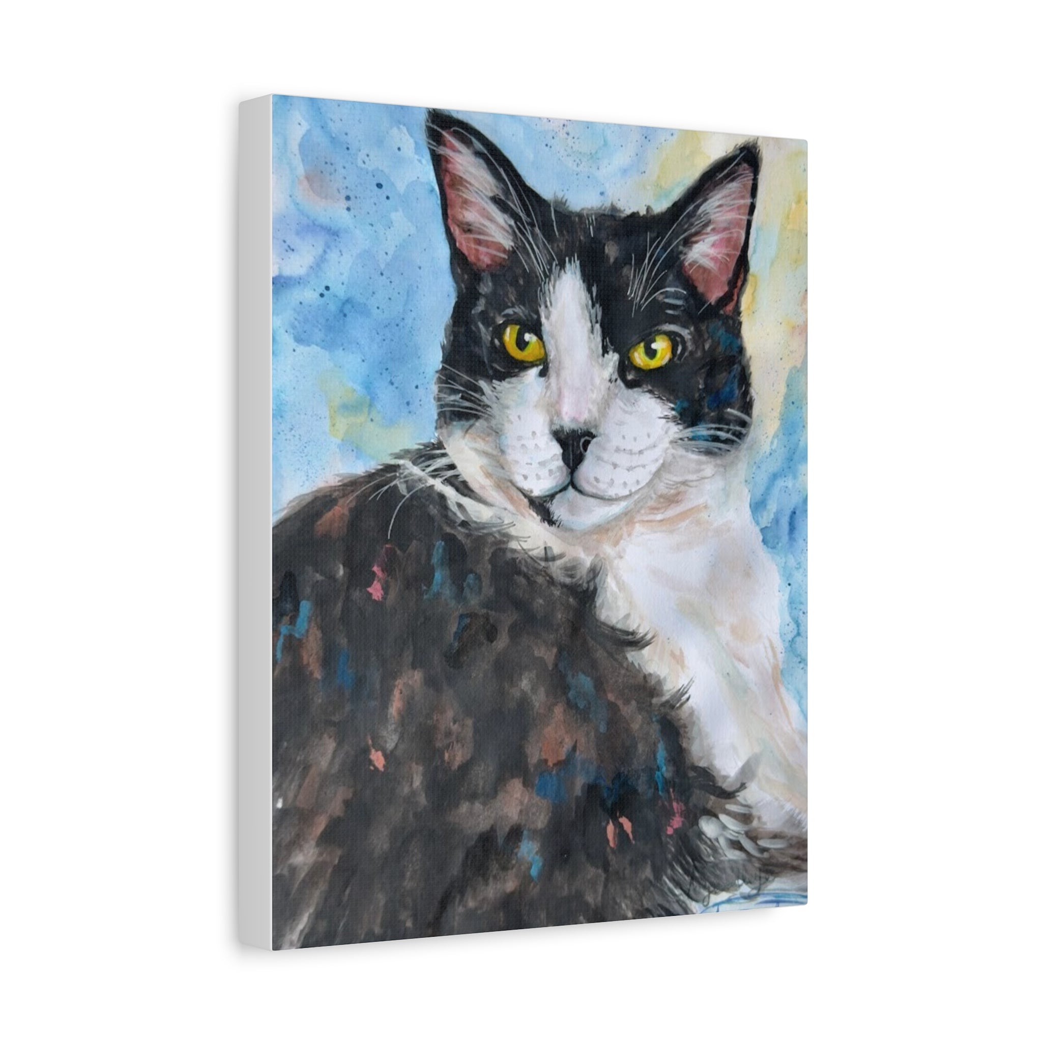 Moose the Tuxedo Cat | Canvas Print