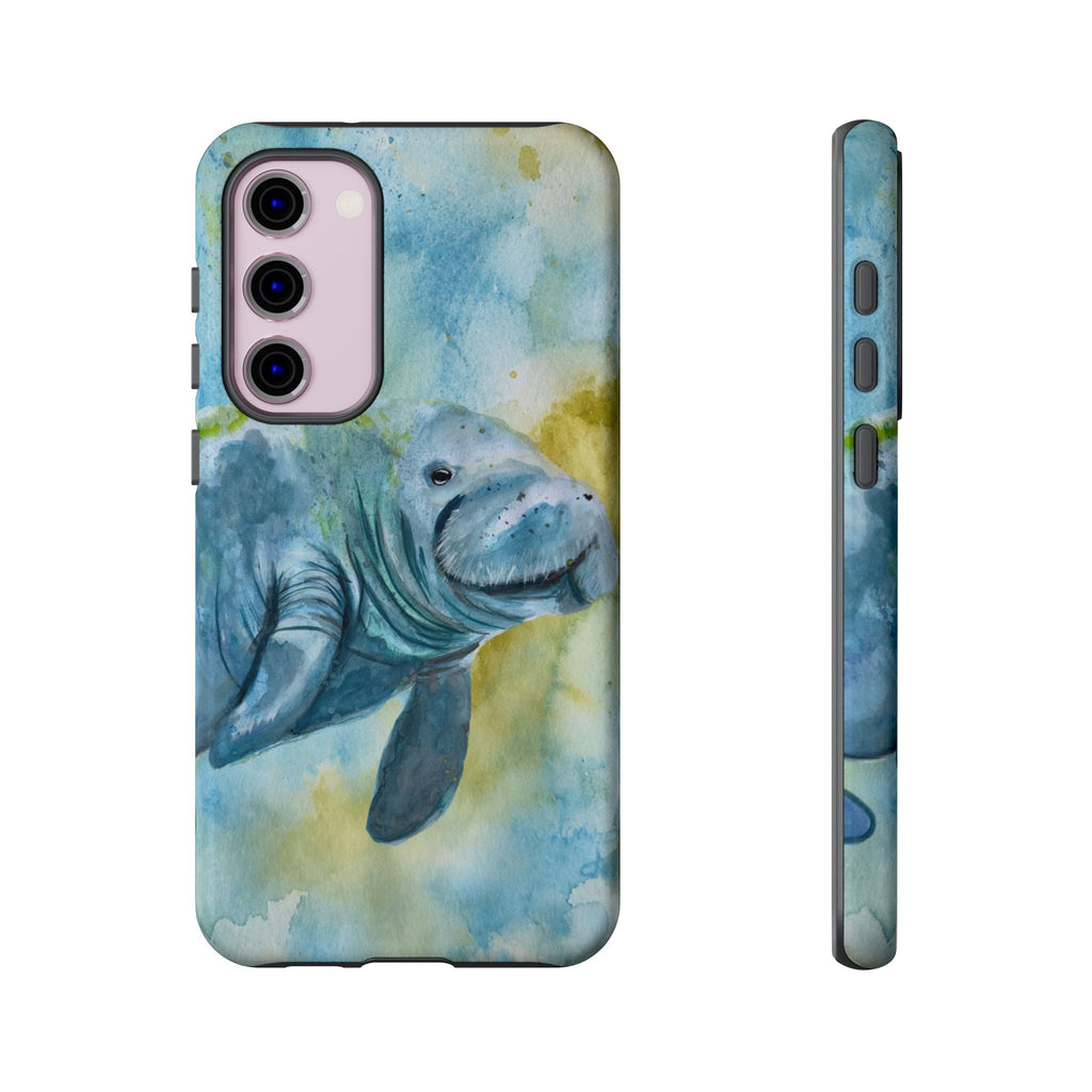 The Manatee | Watercolor Protective Phone Case