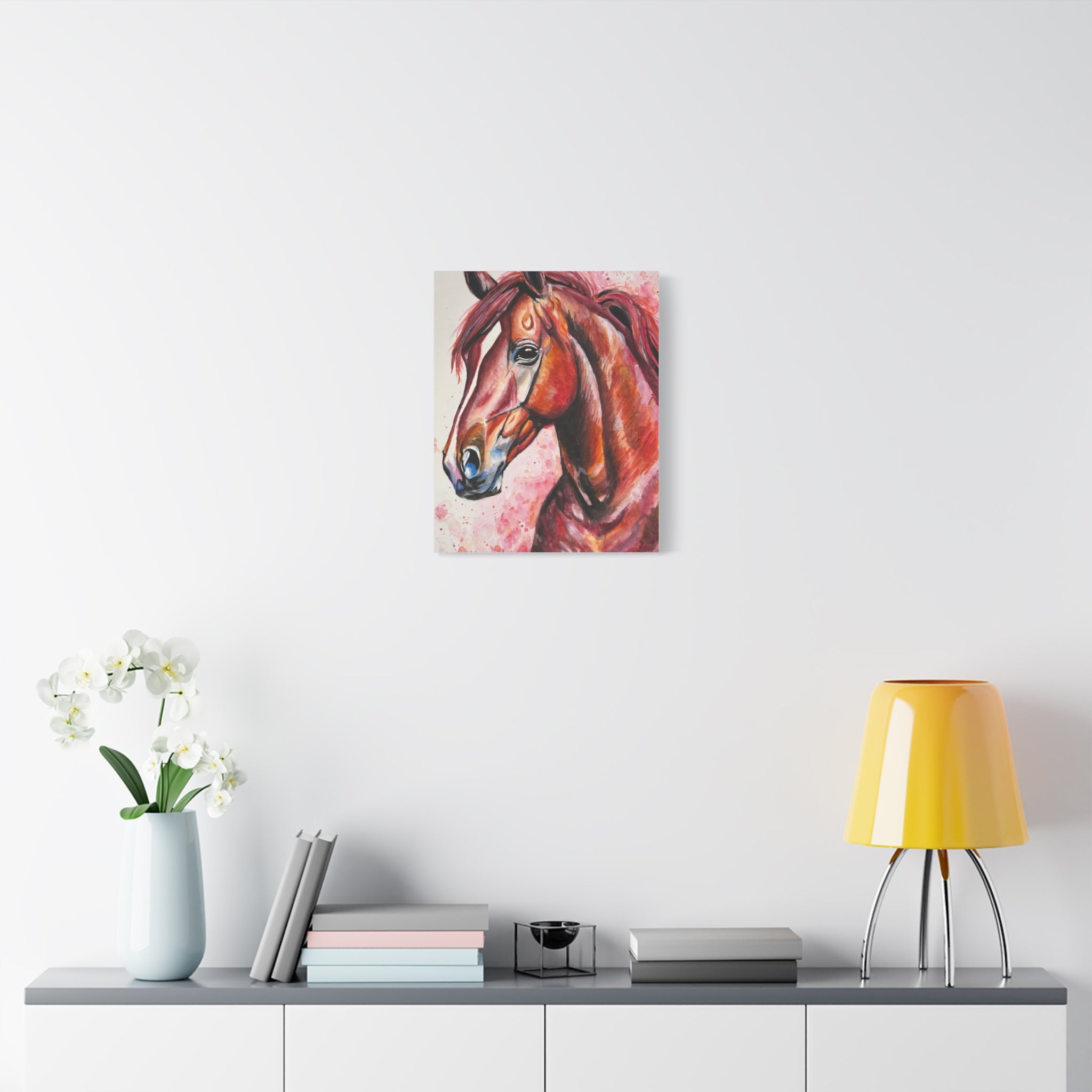 The Red Horse | Canvas Print