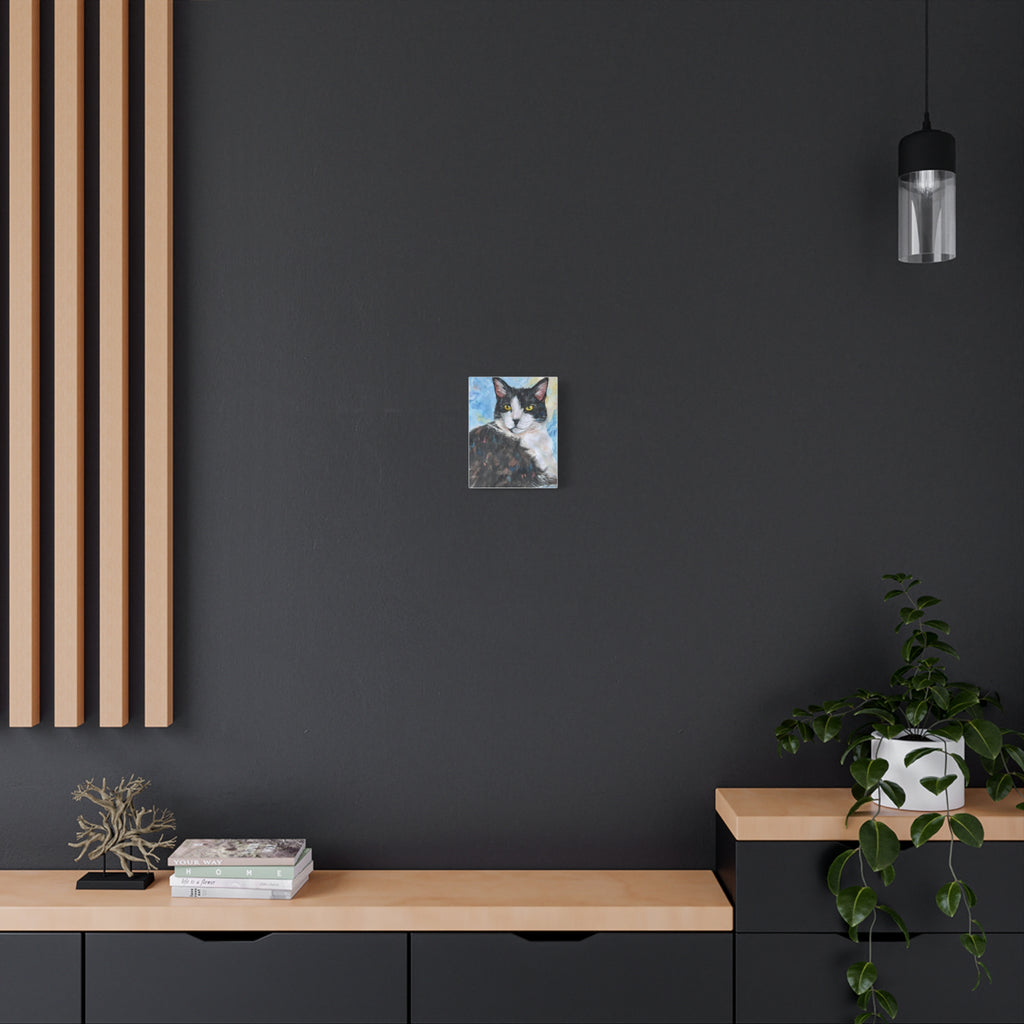 Moose the Tuxedo Cat | Canvas Print