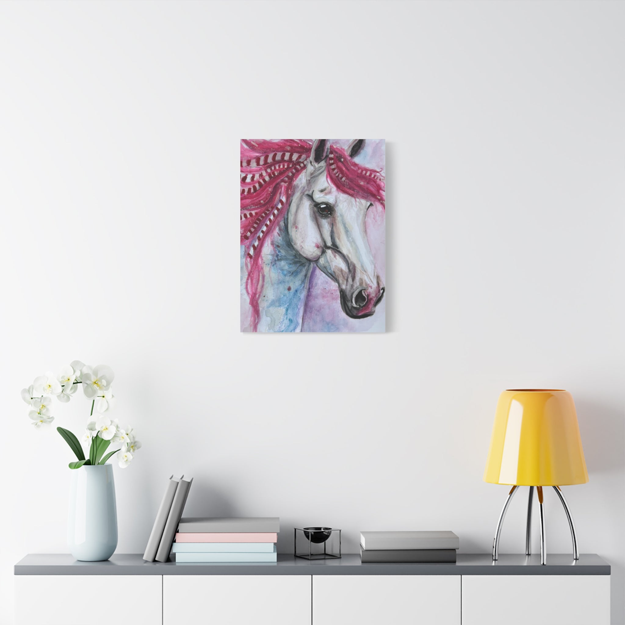 The Candy Cane Horse | Canvas Print